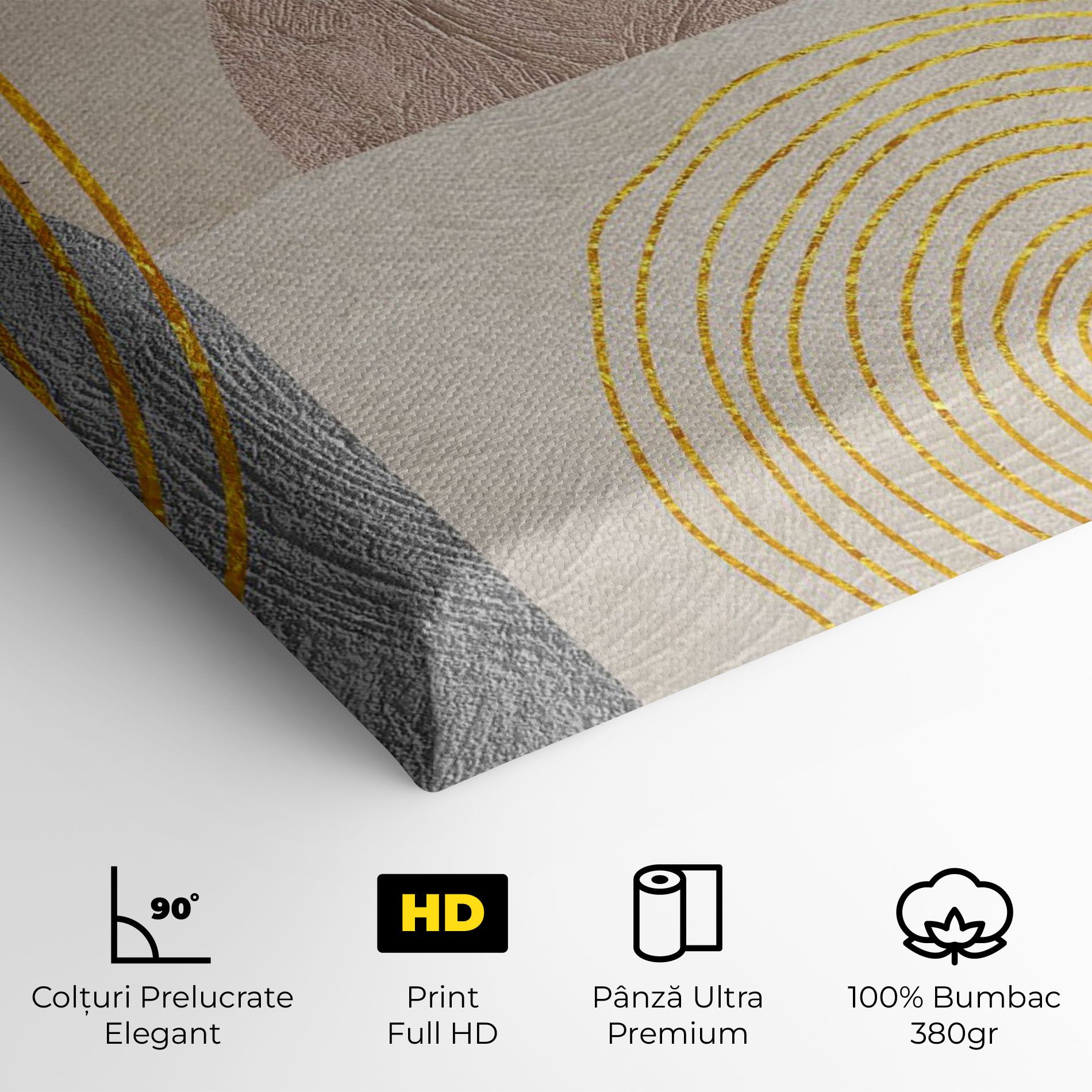 Gray Orange Painting mockup 4