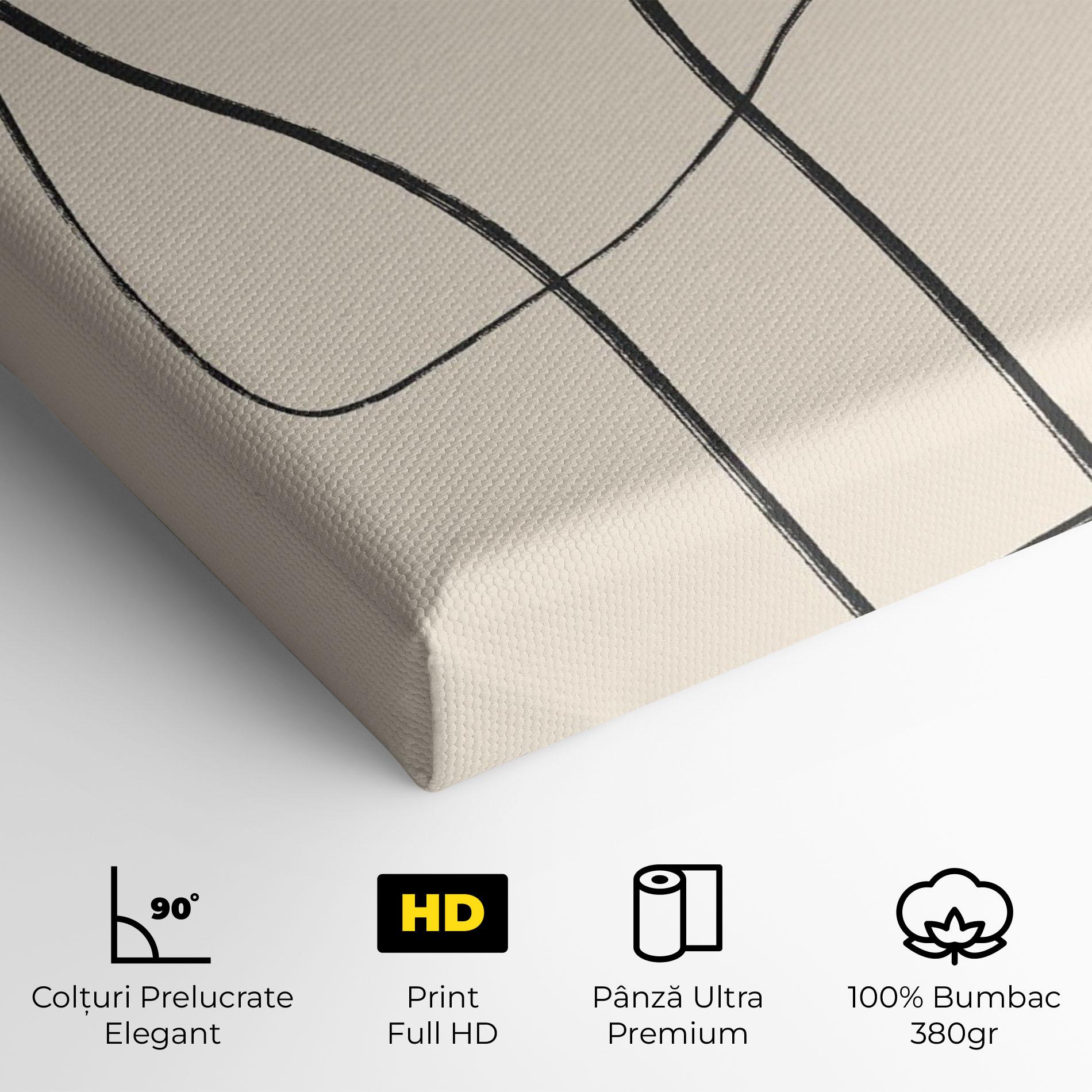 Tablou Canvas Handdrawn Lines mockup 4