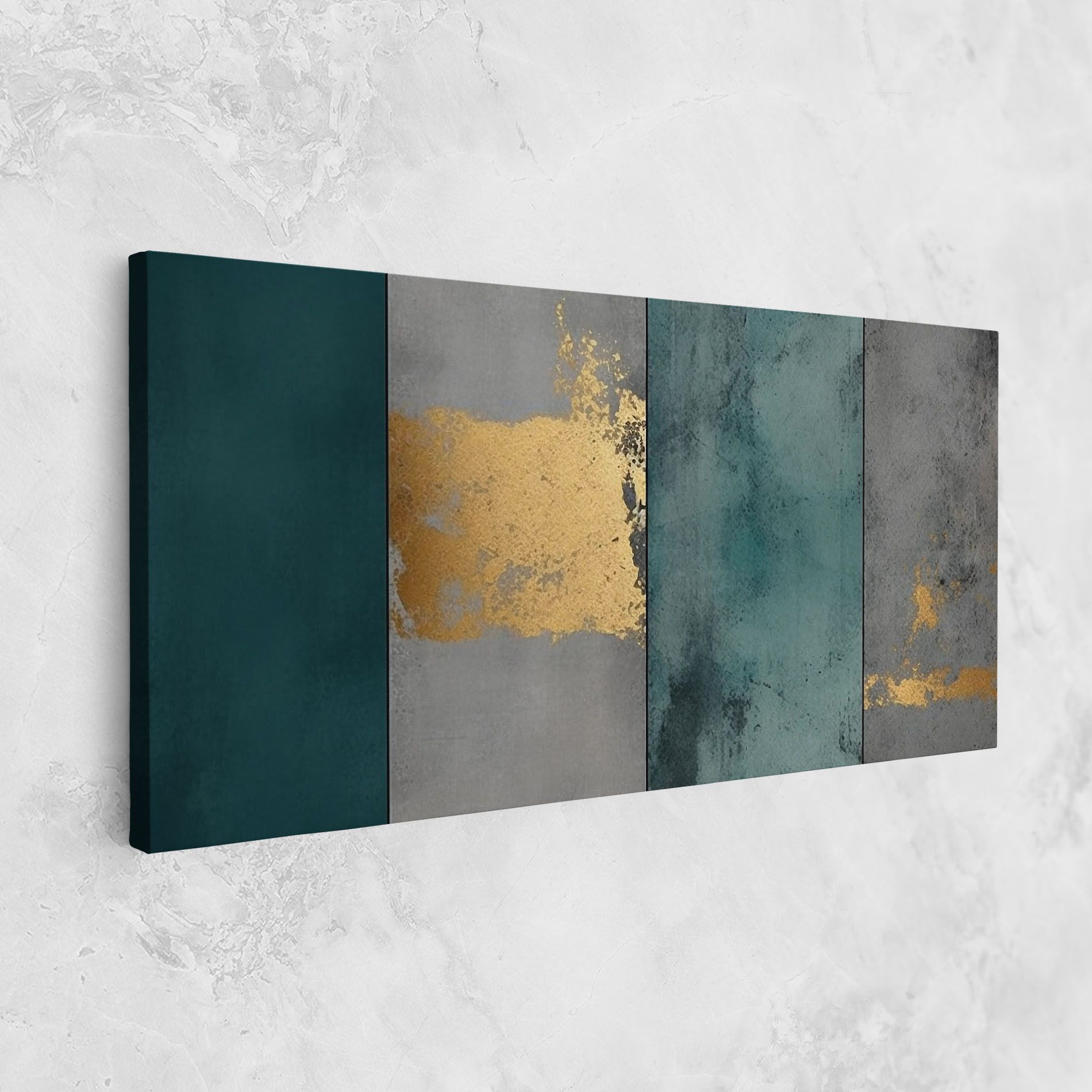 Green Colors With Gold mockup 1