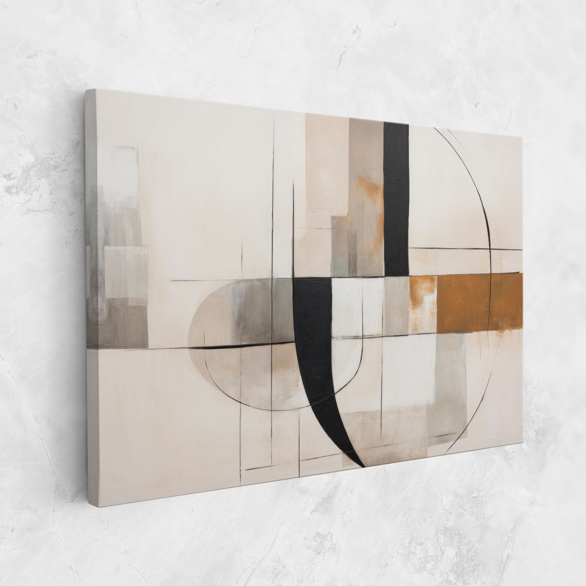 Black Abstract Lines mockup 1