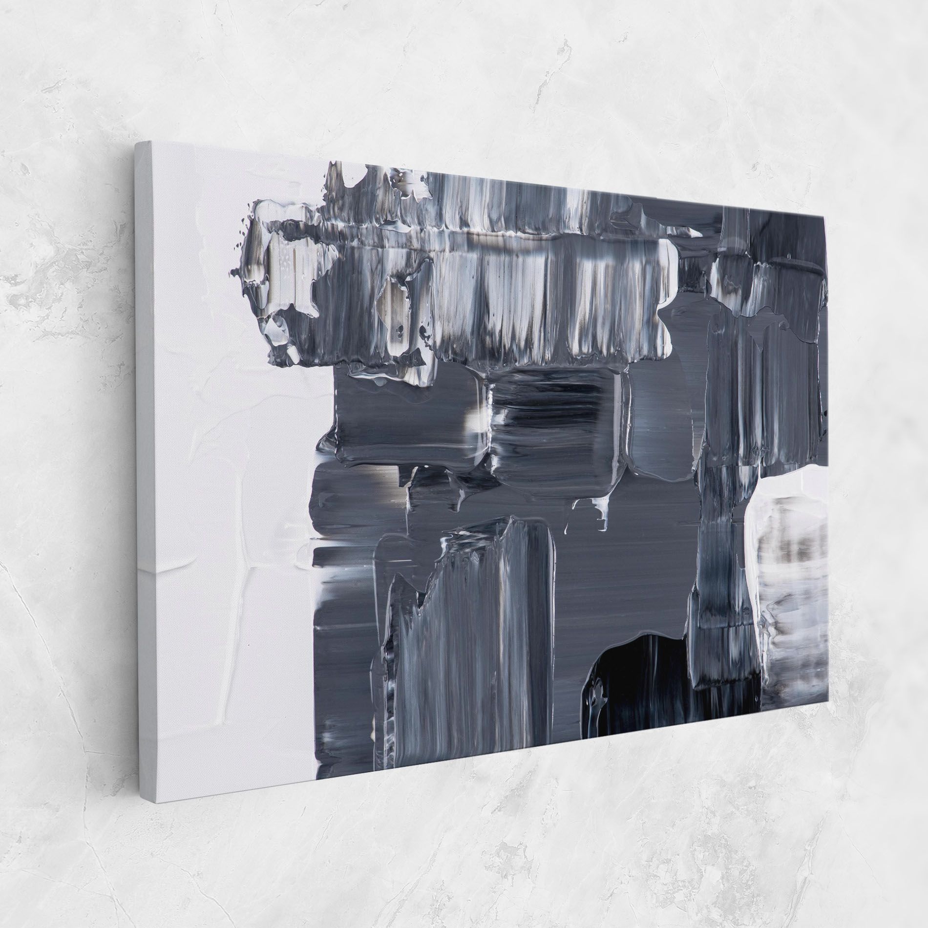 Black Acrylic Painting mockup 1
