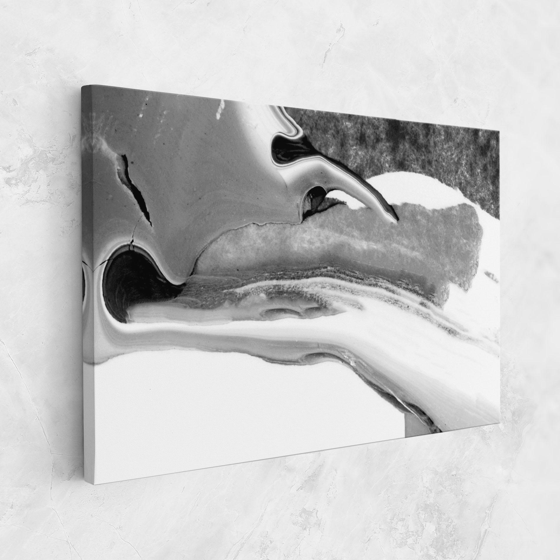 Tablou Canvas White Acrylic Painting mockup 1
