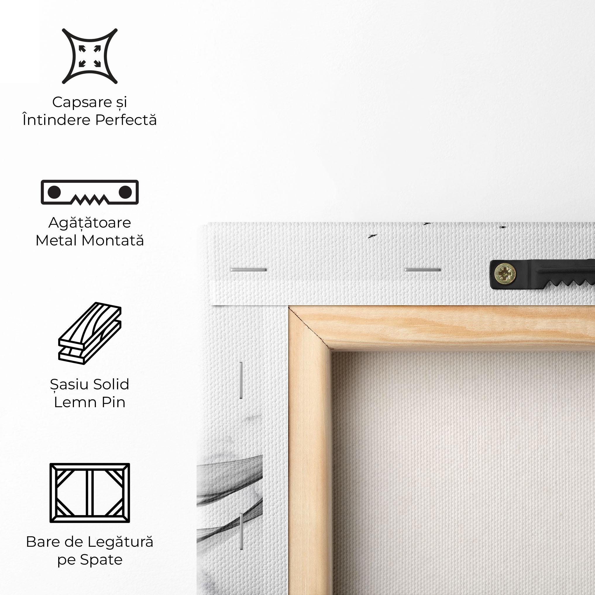 Tablou Canvas Abstract Golden Landscape 1 mockup 5