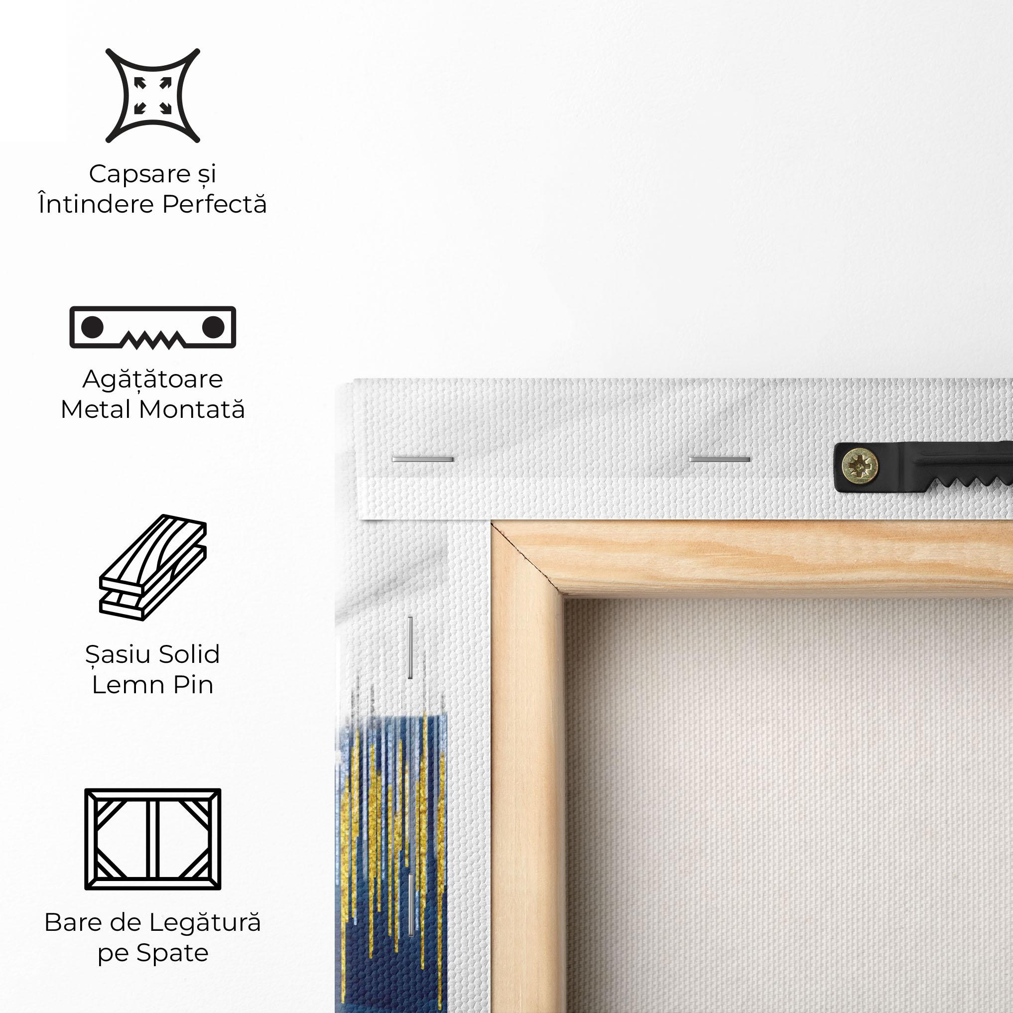 Tablou Canvas Abstract Marble Art mockup 5