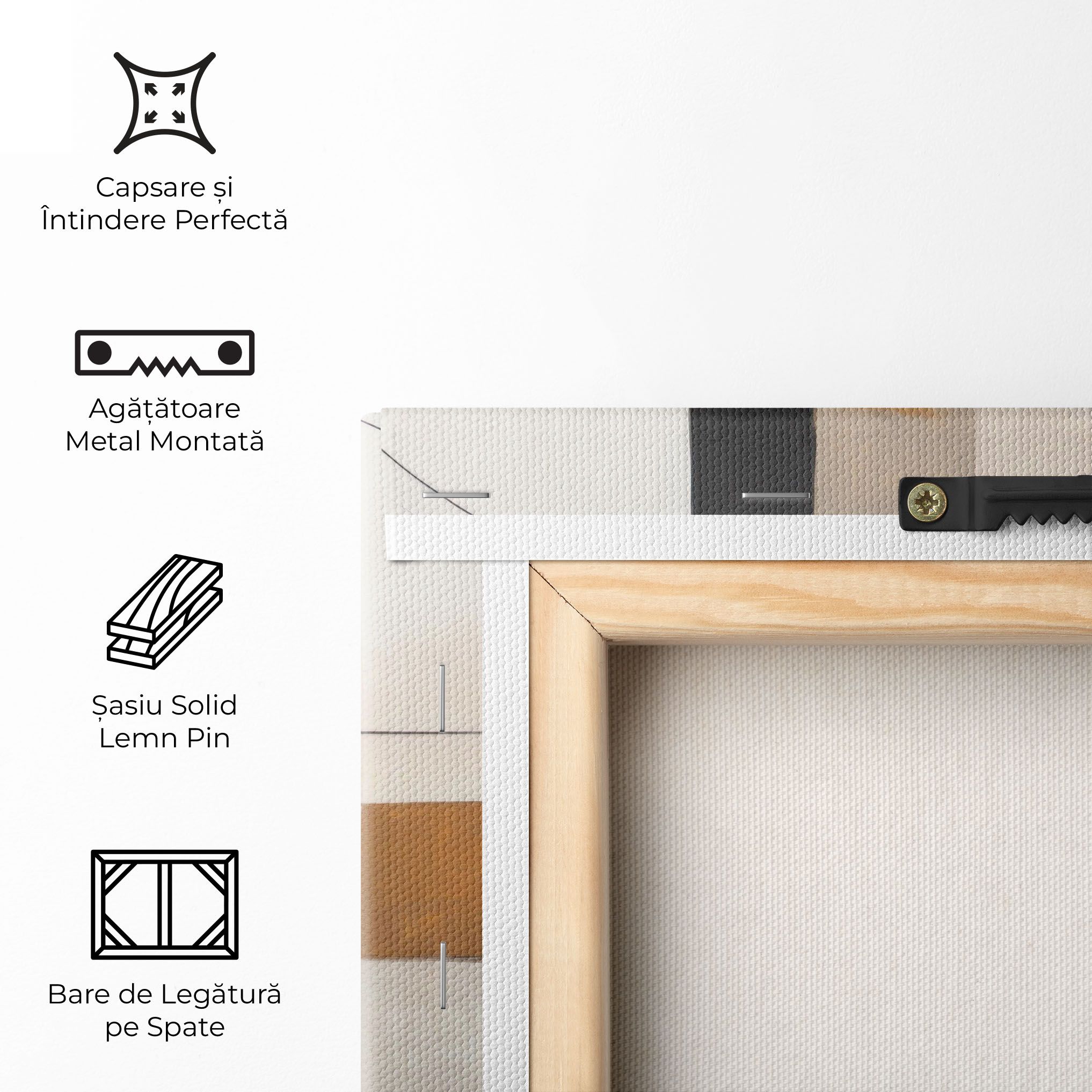 Black Abstract Lines mockup 5