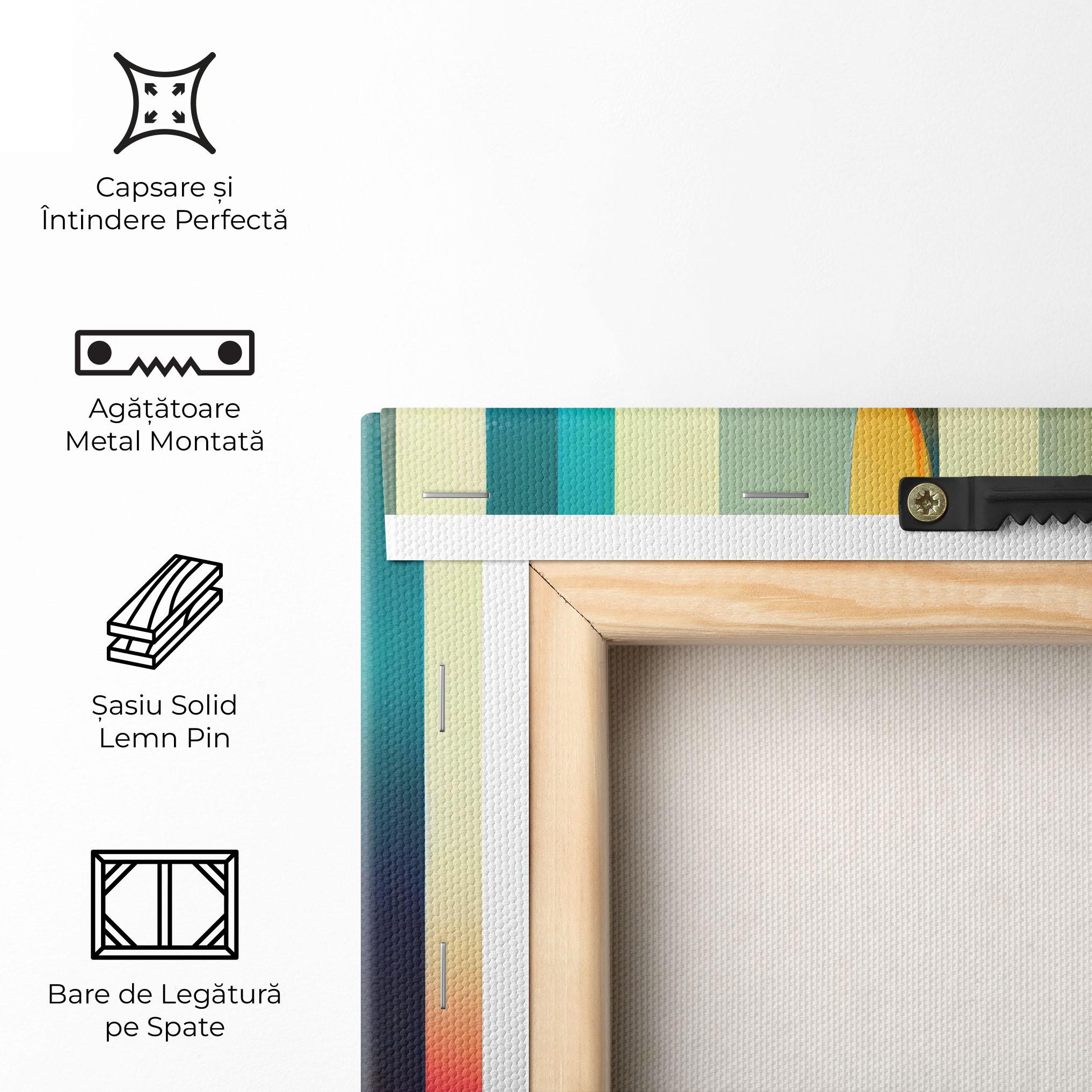 Tablou Canvas Colorful Geometric Background mockup 5