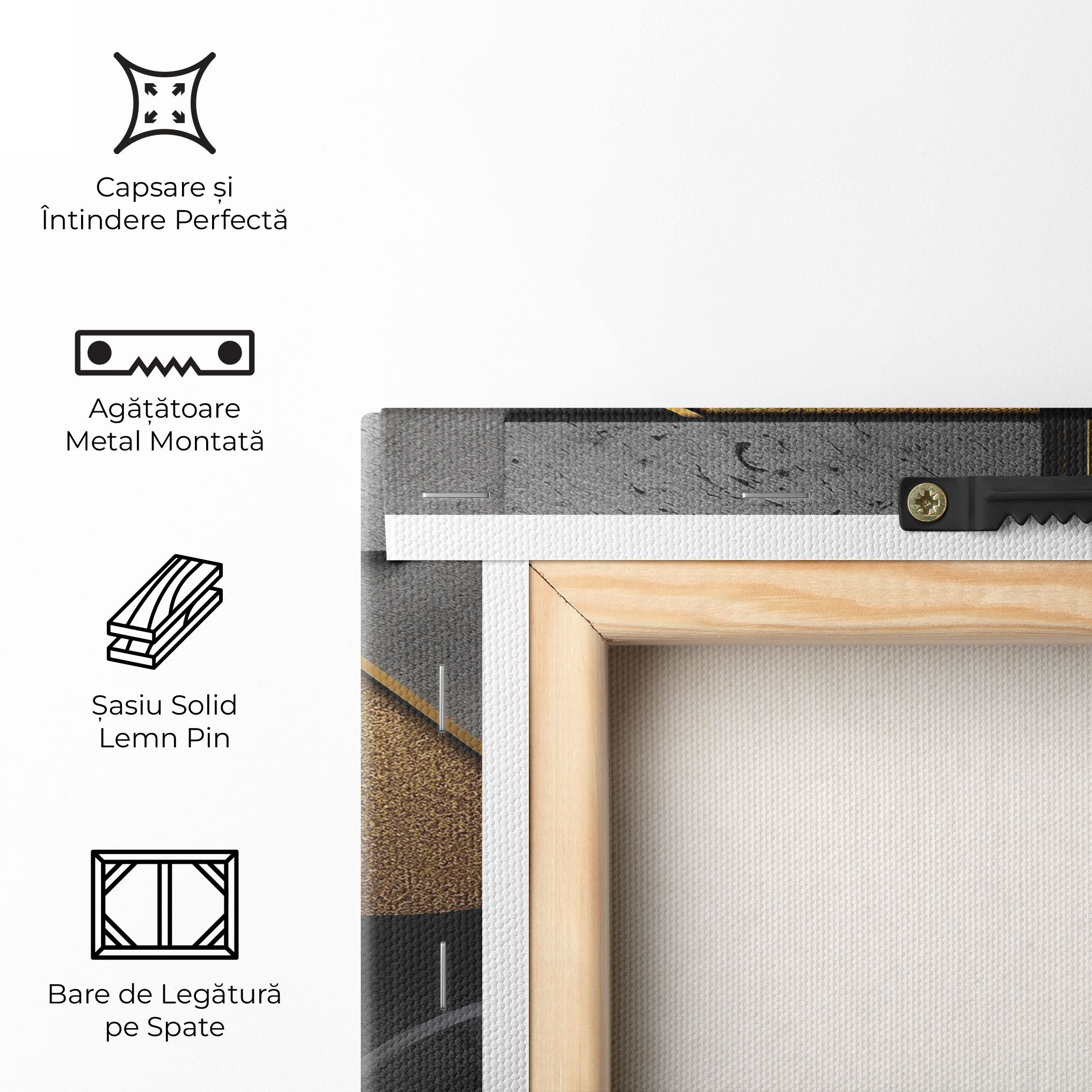 Gold With Grey Circle mockup 5