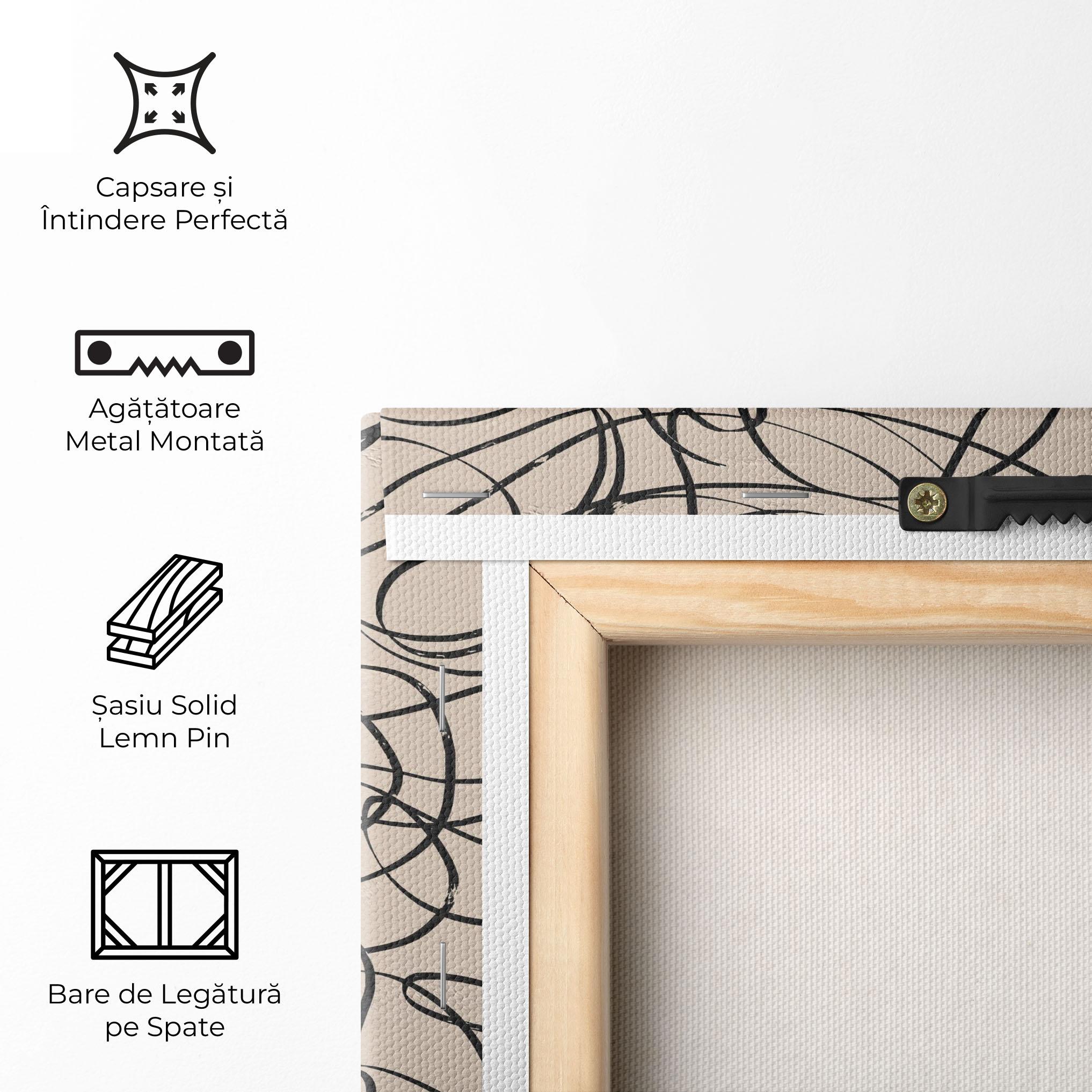 Tablou Canvas Hand Painted Pattern mockup 5