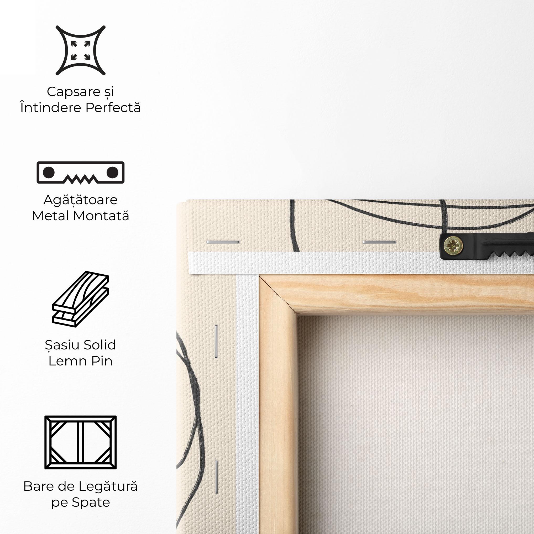 Tablou Canvas Handdrawn Lines mockup 5