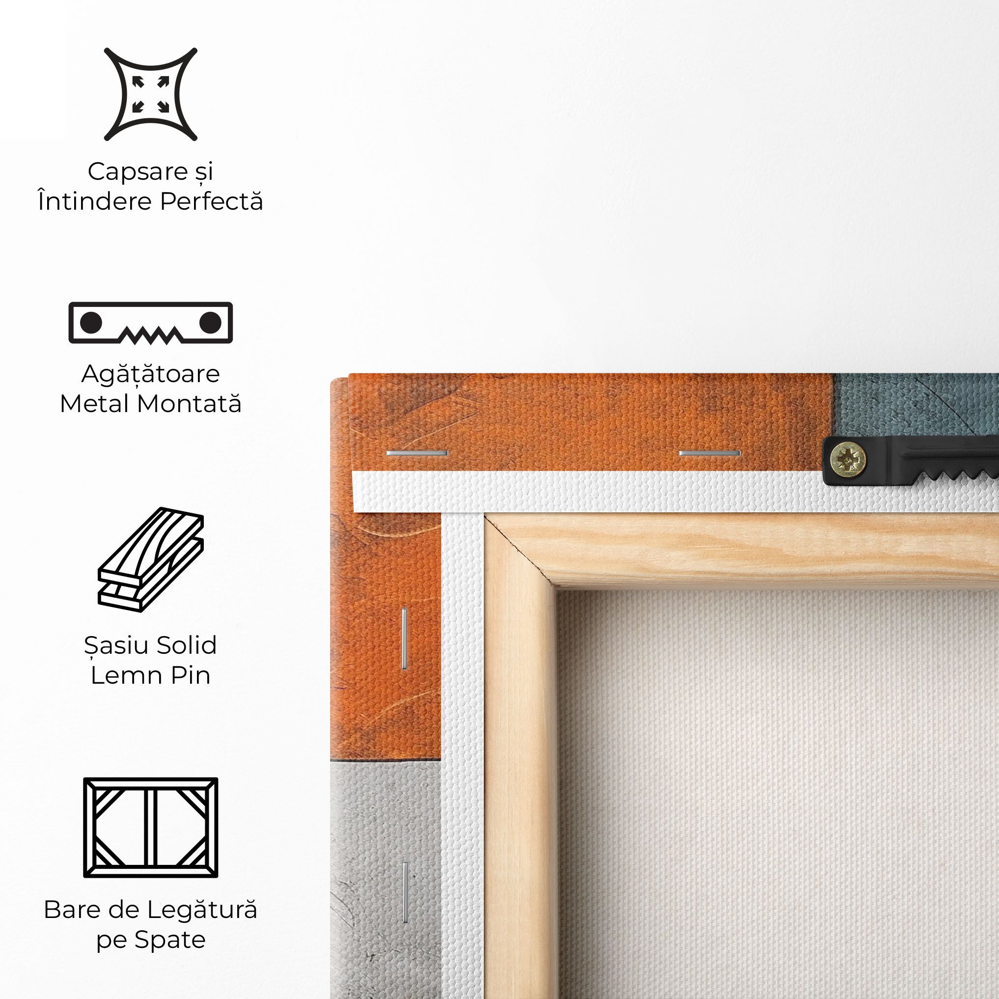 White Square With Gold mockup 5