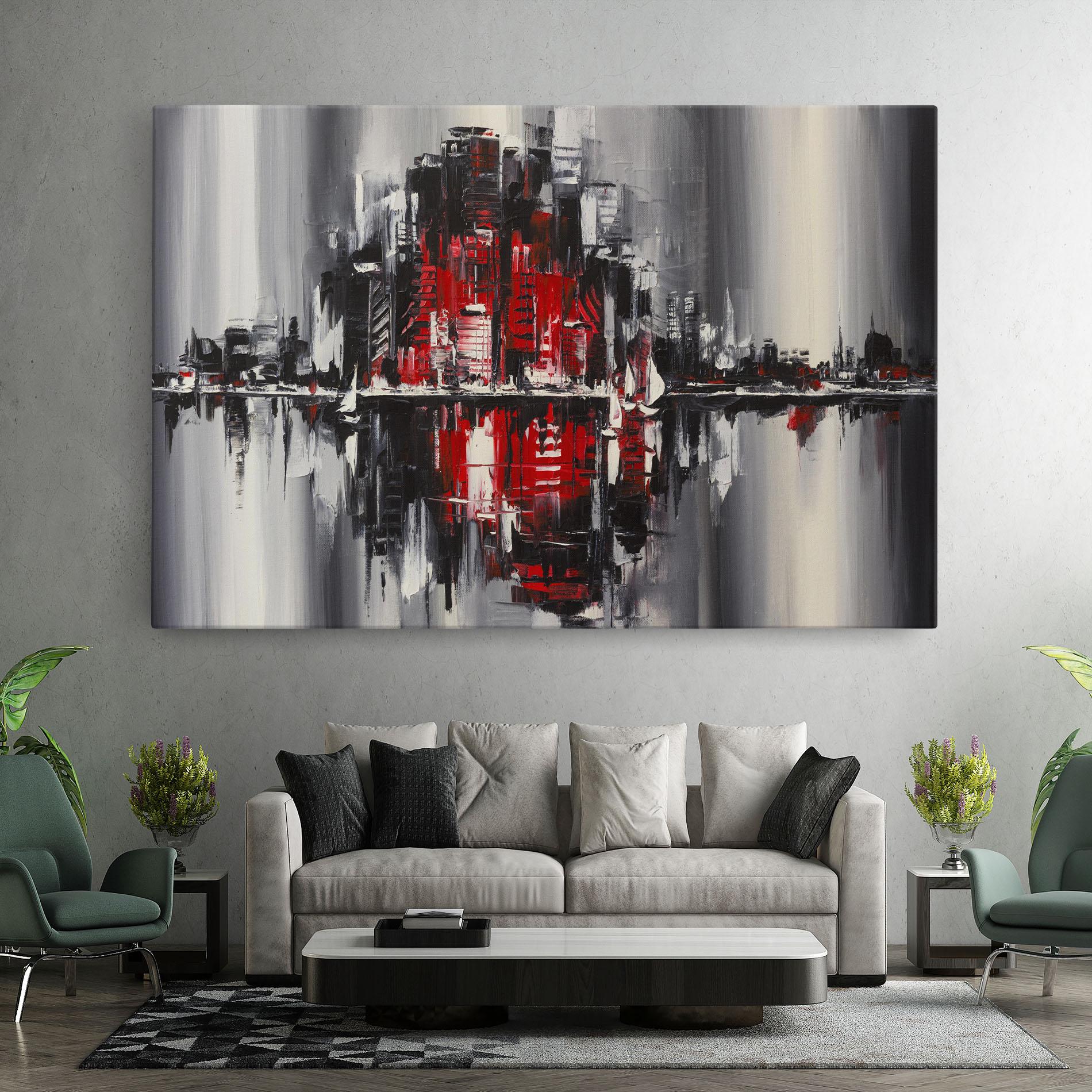 Tablou Canvas Cityscape mockup 7