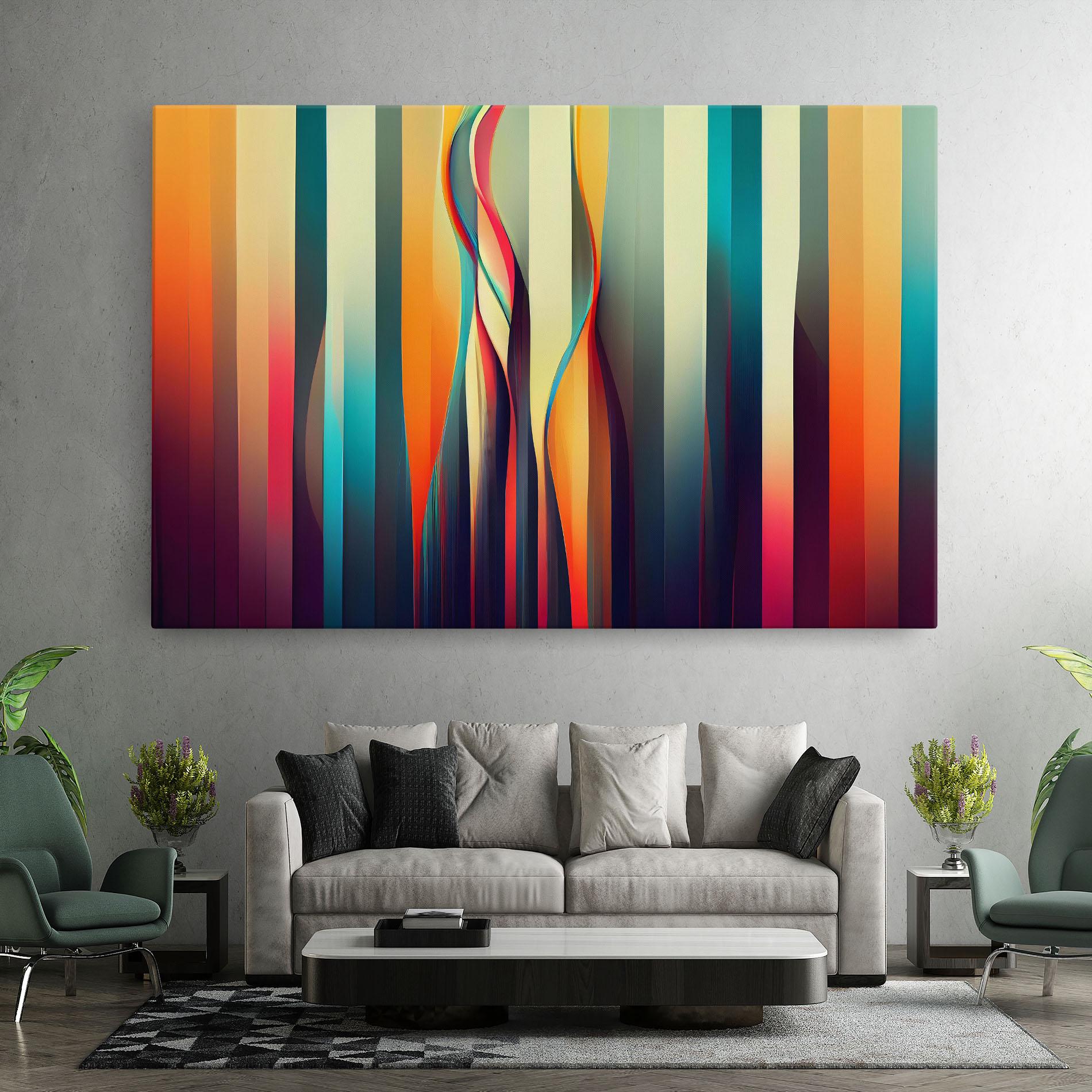 Tablou Canvas Colorful Geometric Background mockup 7