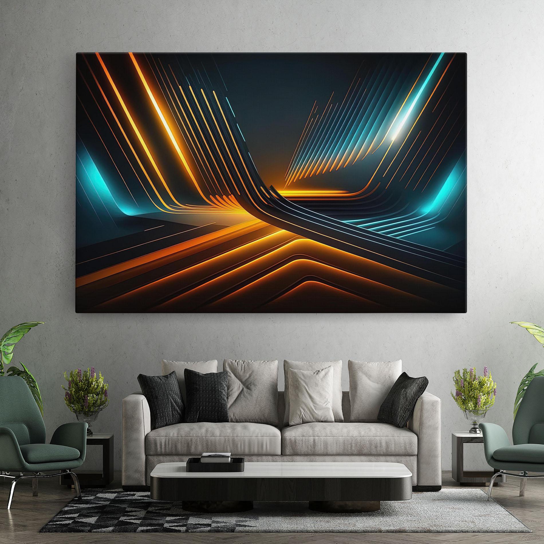 Tablou Canvas Futuristic Background mockup 7