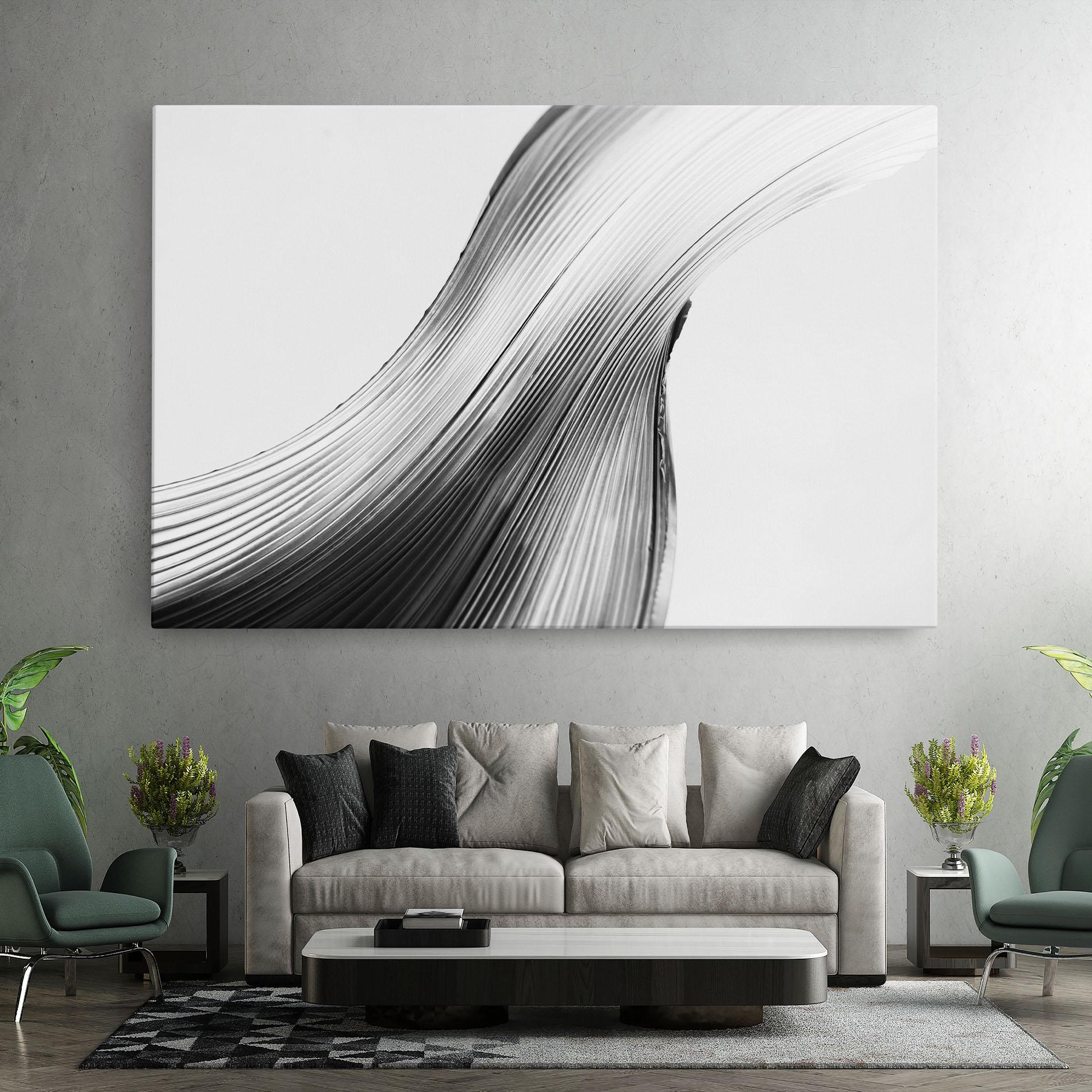 Tablou Canvas Monochrome Wave mockup 7