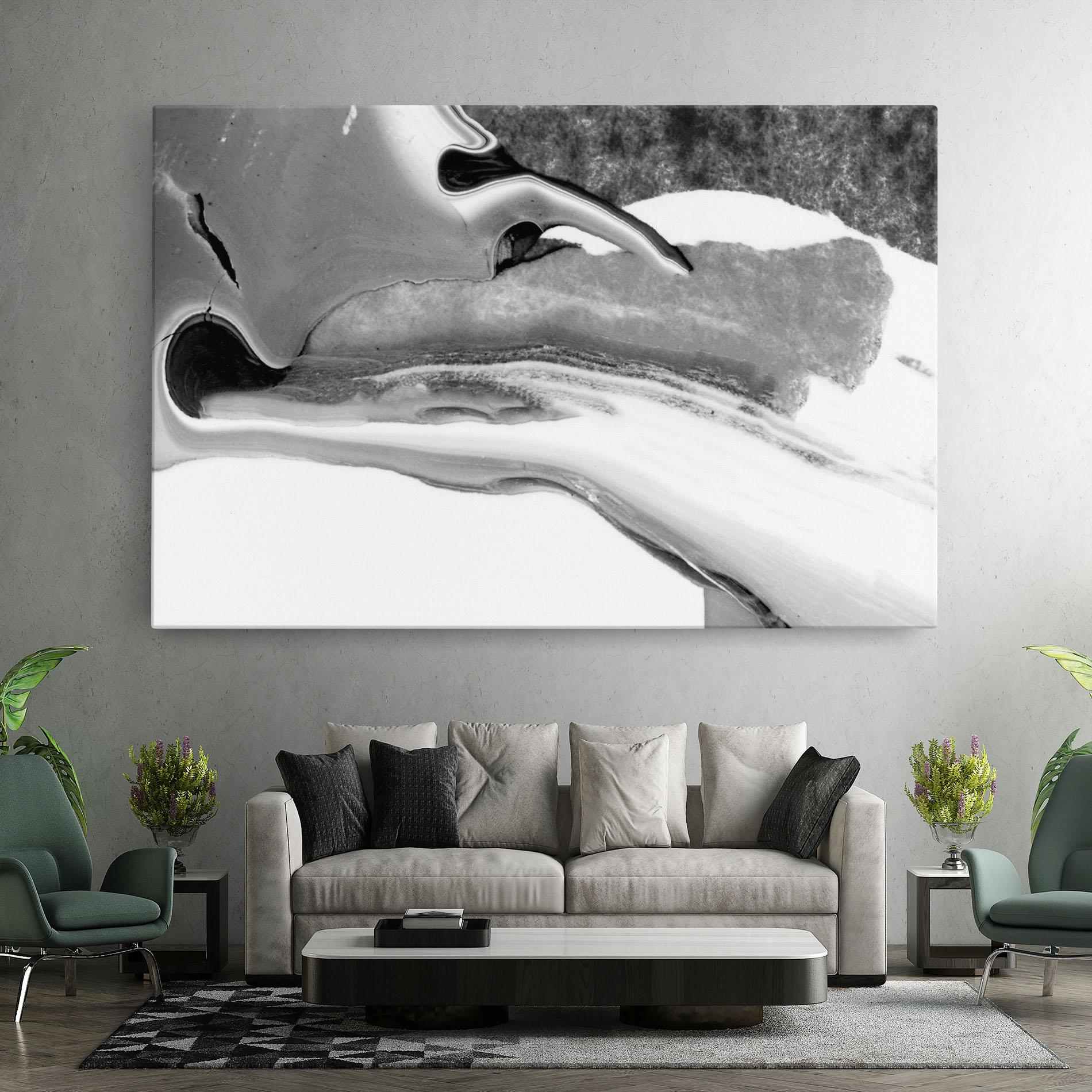 Tablou Canvas White Acrylic Painting mockup 7