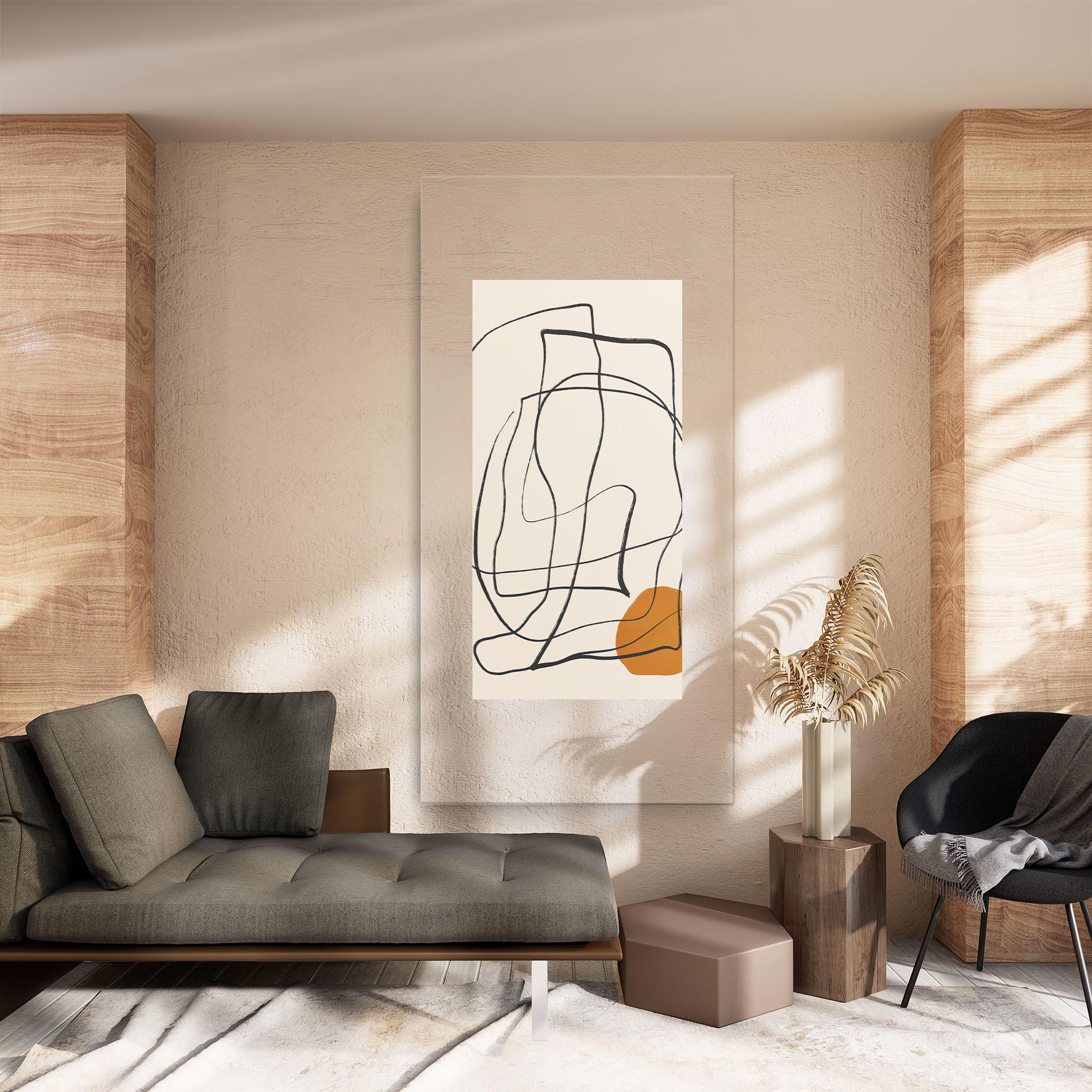 Tablou Canvas Handdrawn Lines mockup 8