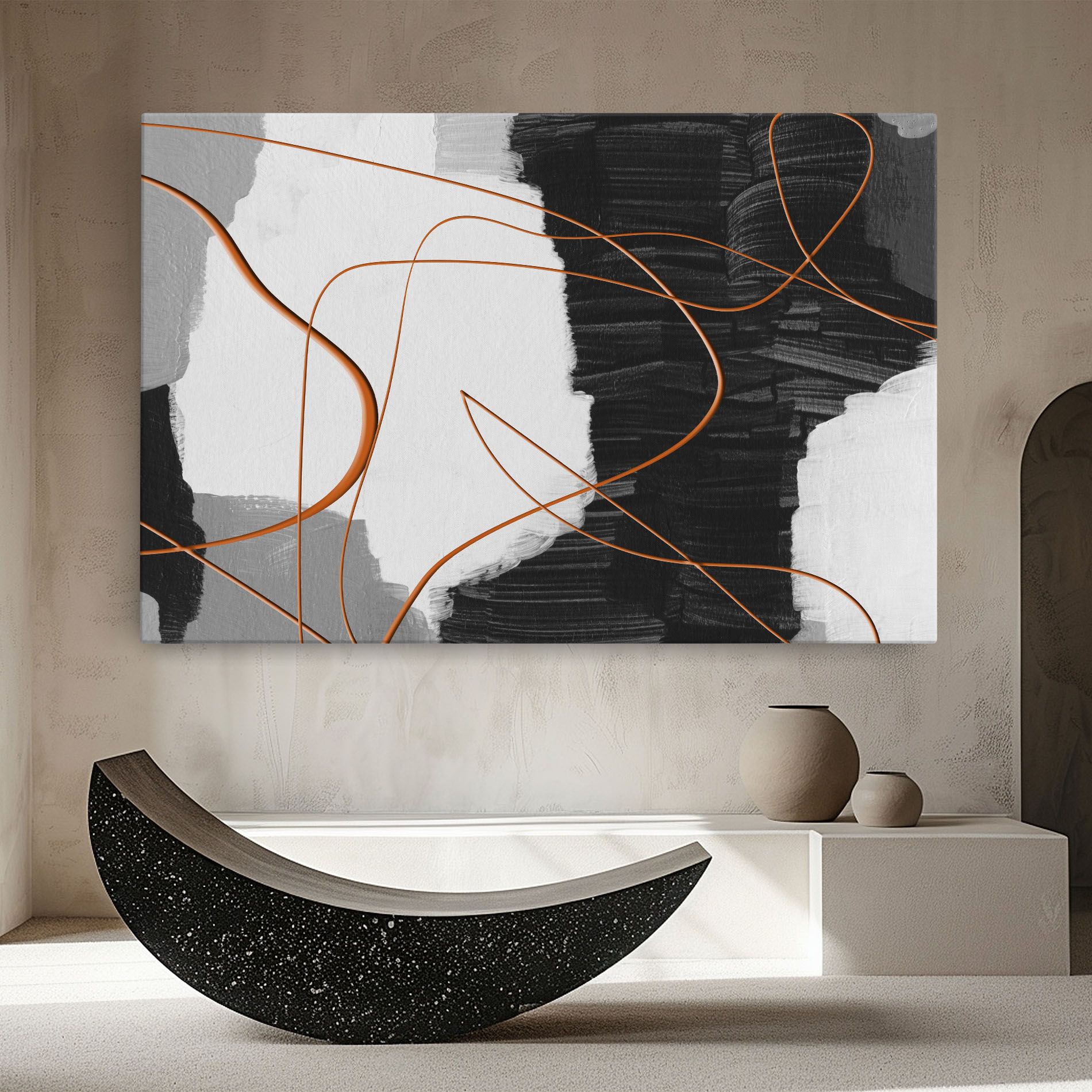 Abstract Ink Painting mockup 8