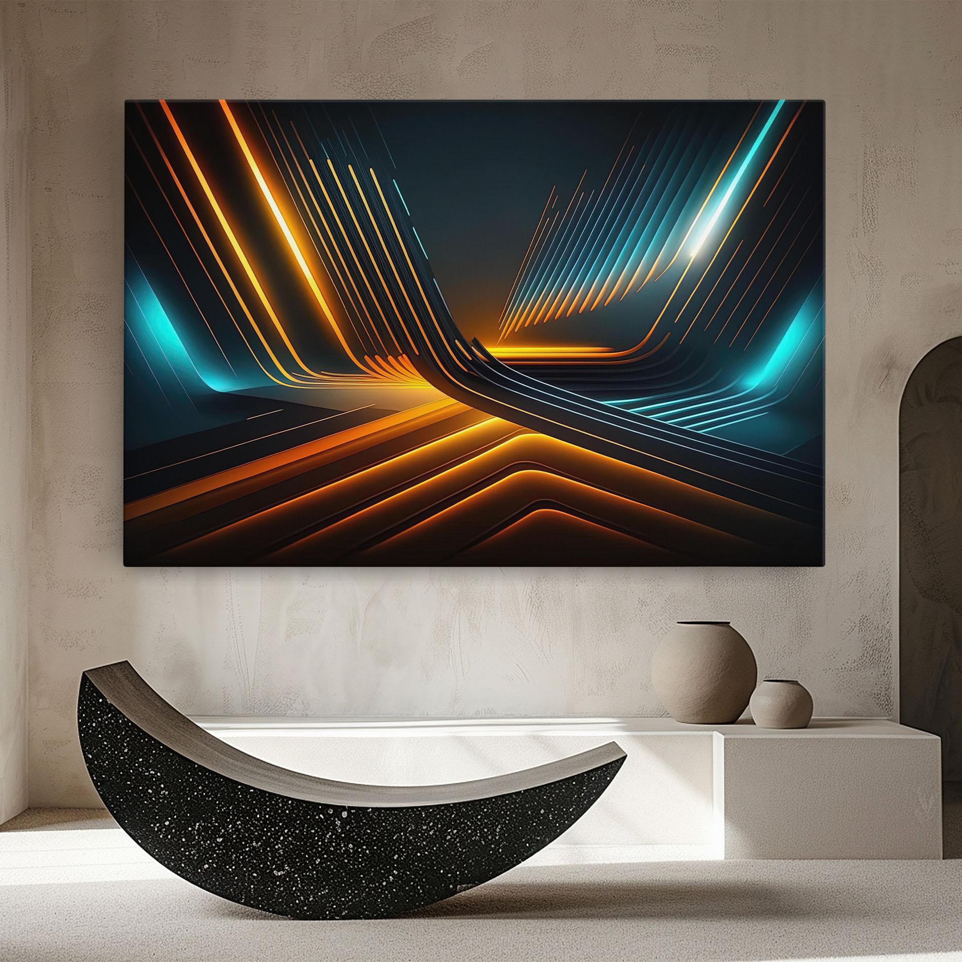 Tablou Canvas Futuristic Background mockup 8