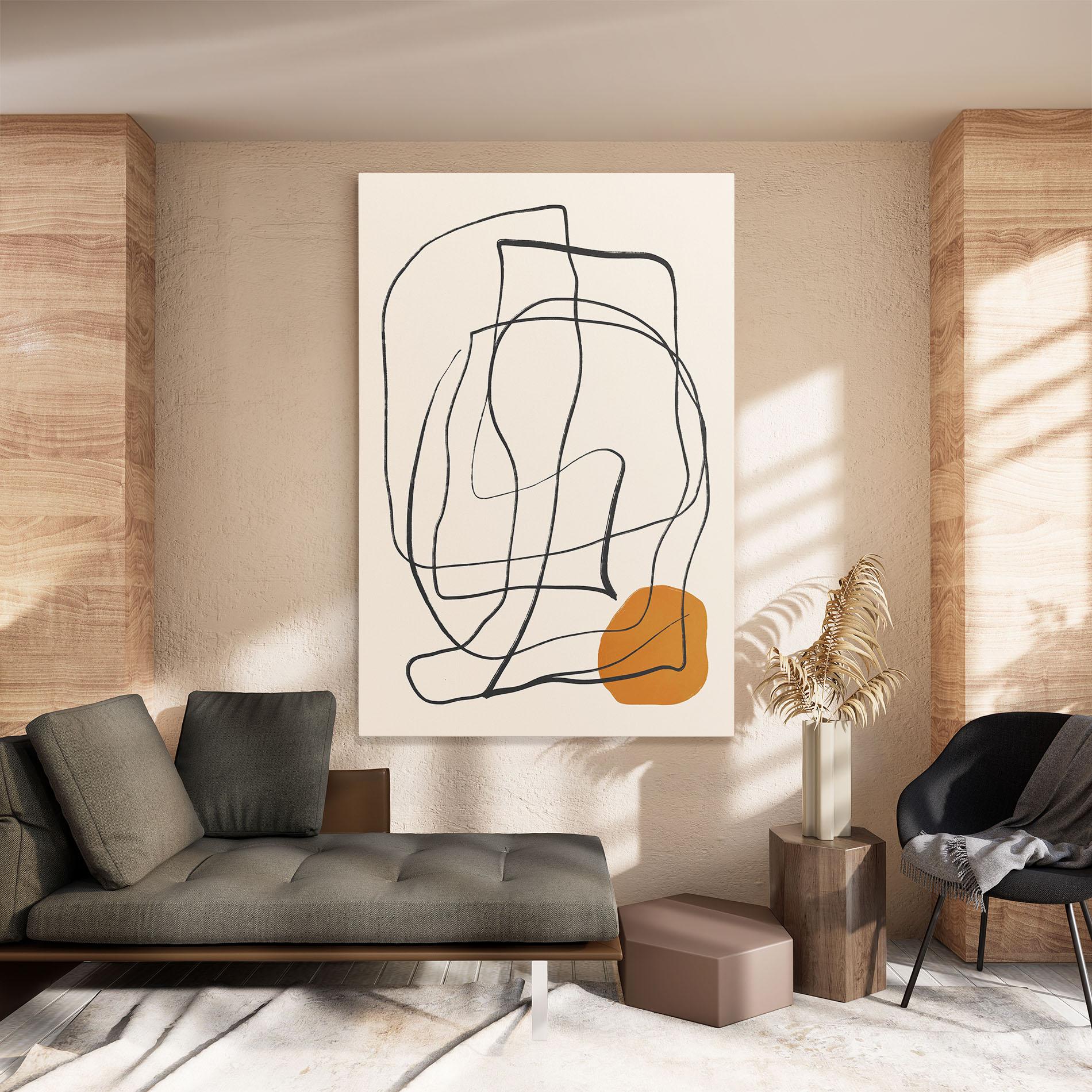 Tablou Canvas Handdrawn Lines mockup 8