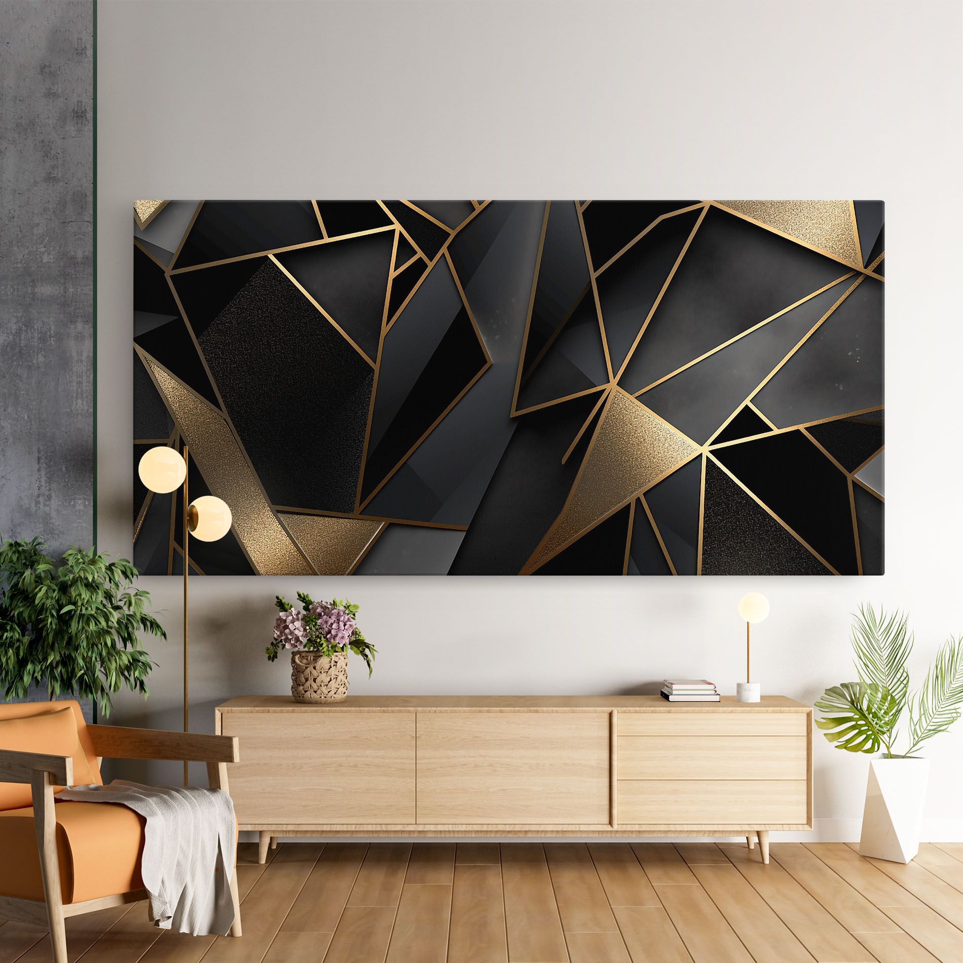 Abstract Golden Art mockup 9