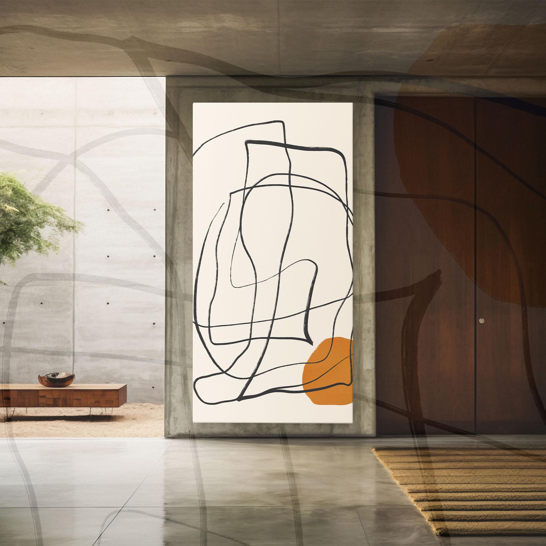 Tablou Canvas Handdrawn Lines mockup 9