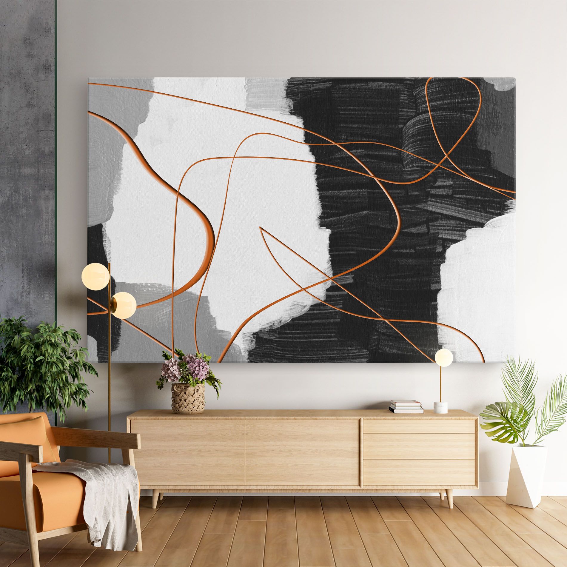 Abstract Ink Painting mockup 9