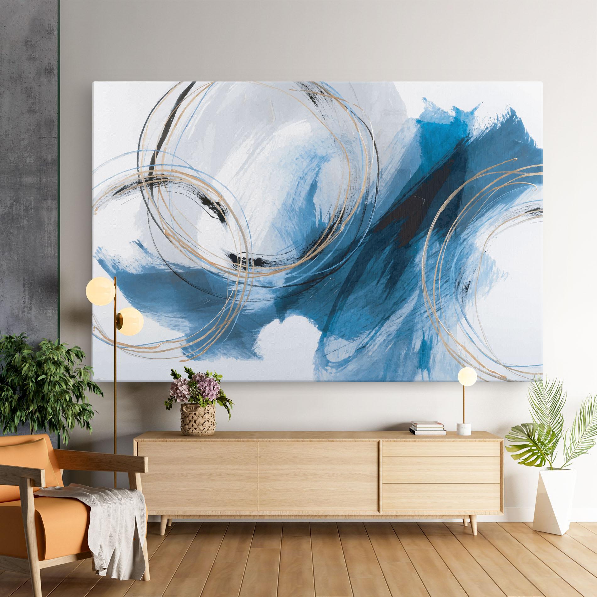 Tablou Canvas Beautiful Abstract Painting mockup 9