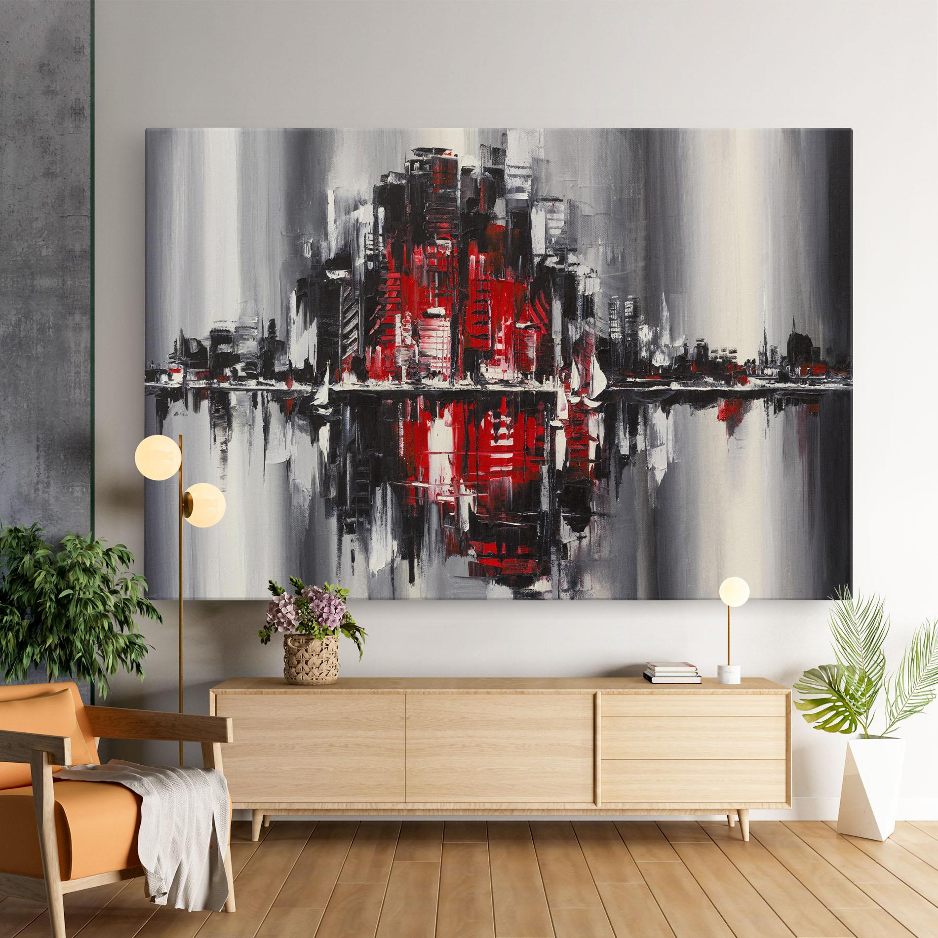 Tablou Canvas Cityscape mockup 9