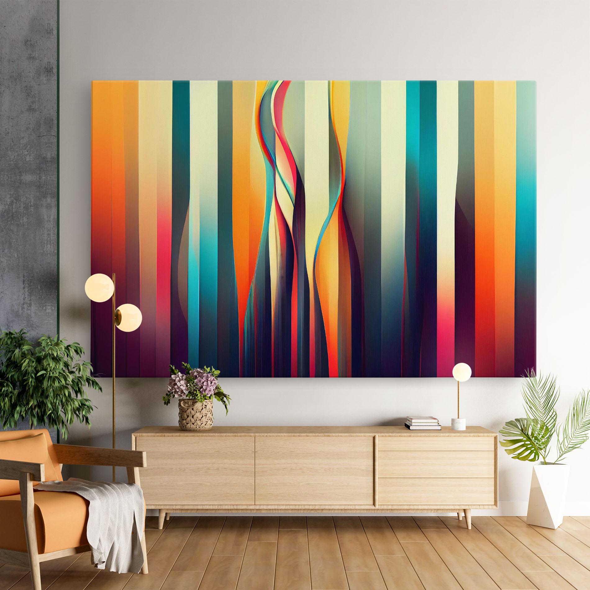 Tablou Canvas Colorful Geometric Background mockup 9