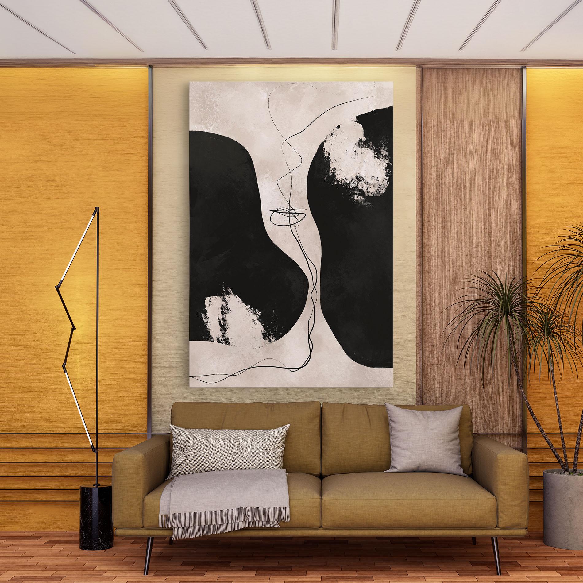 Tablou Canvas Modern Brushstrokes mockup 9