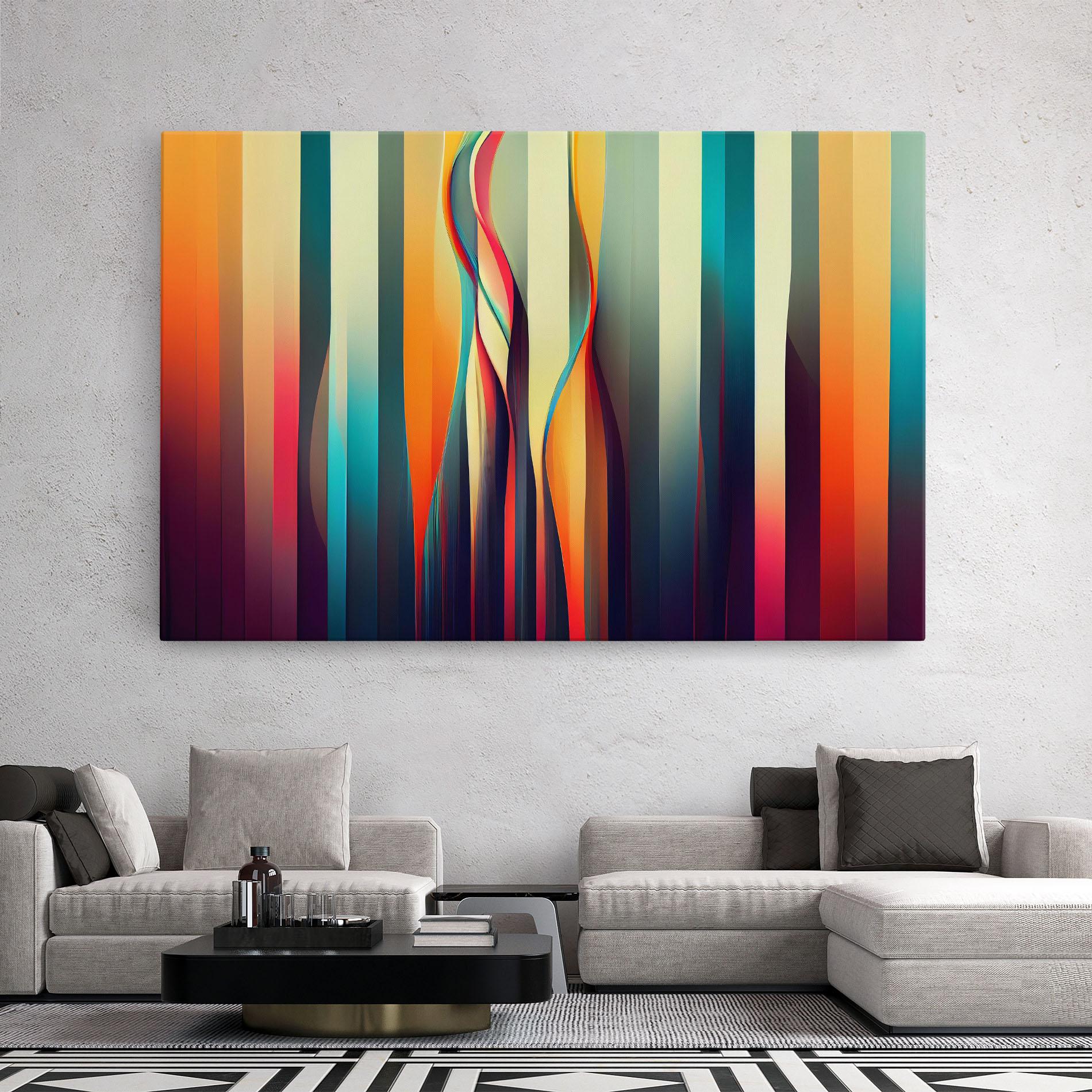 Tablou Canvas Colorful Geometric Background mockup 2