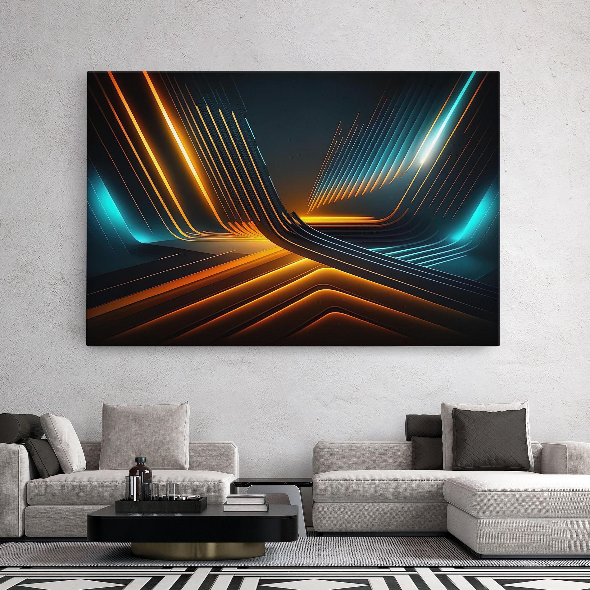 Tablou Canvas Futuristic Background mockup 2