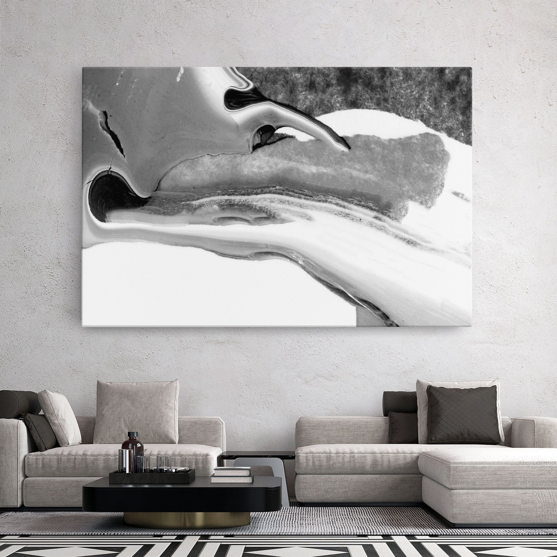 White Acrylic Painting mockup 2
