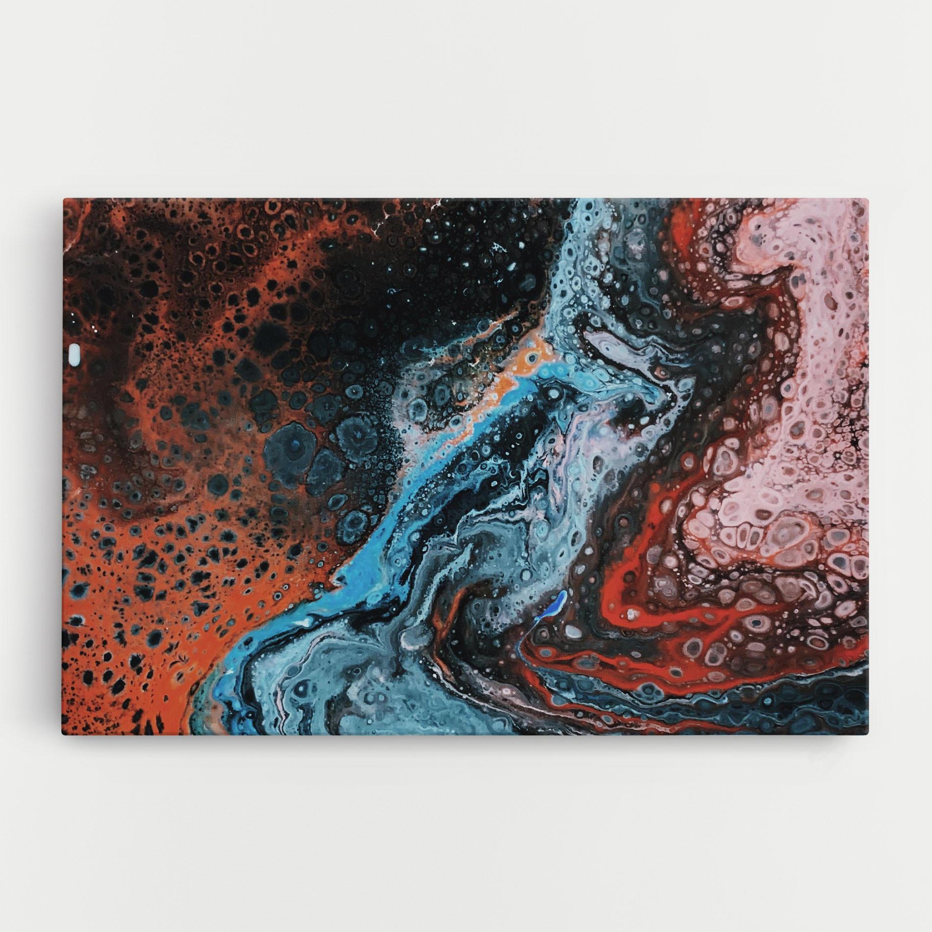 Tablou Canvas Abstract Turqoise Colors mockup 0