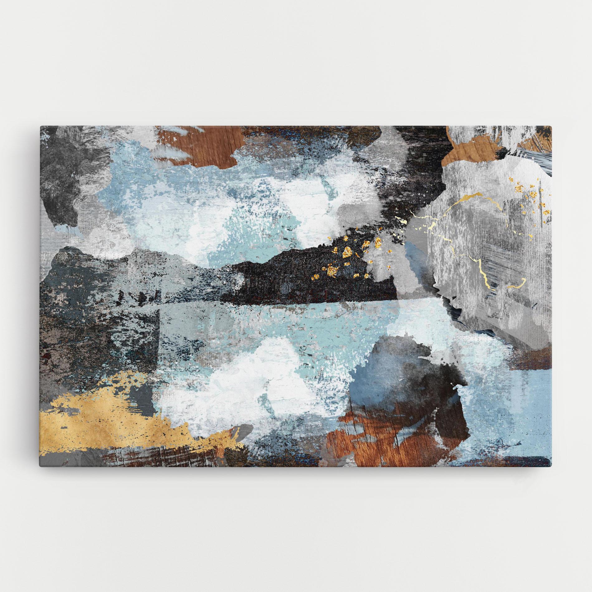 Tablou Canvas Gold Little Points mockup 0