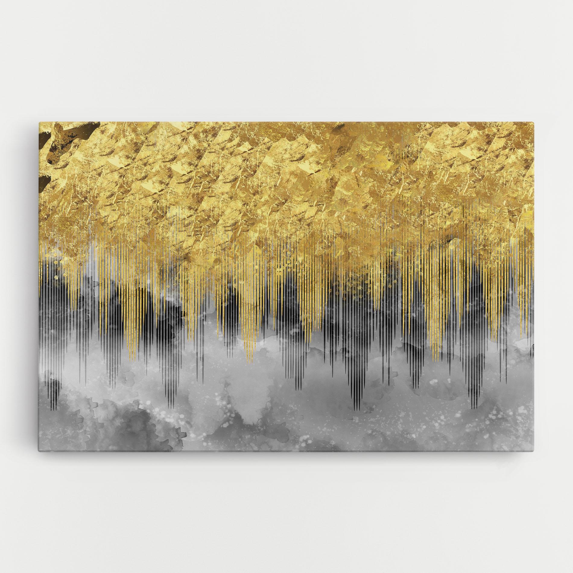 Tablou Canvas Golden Grey mockup 0