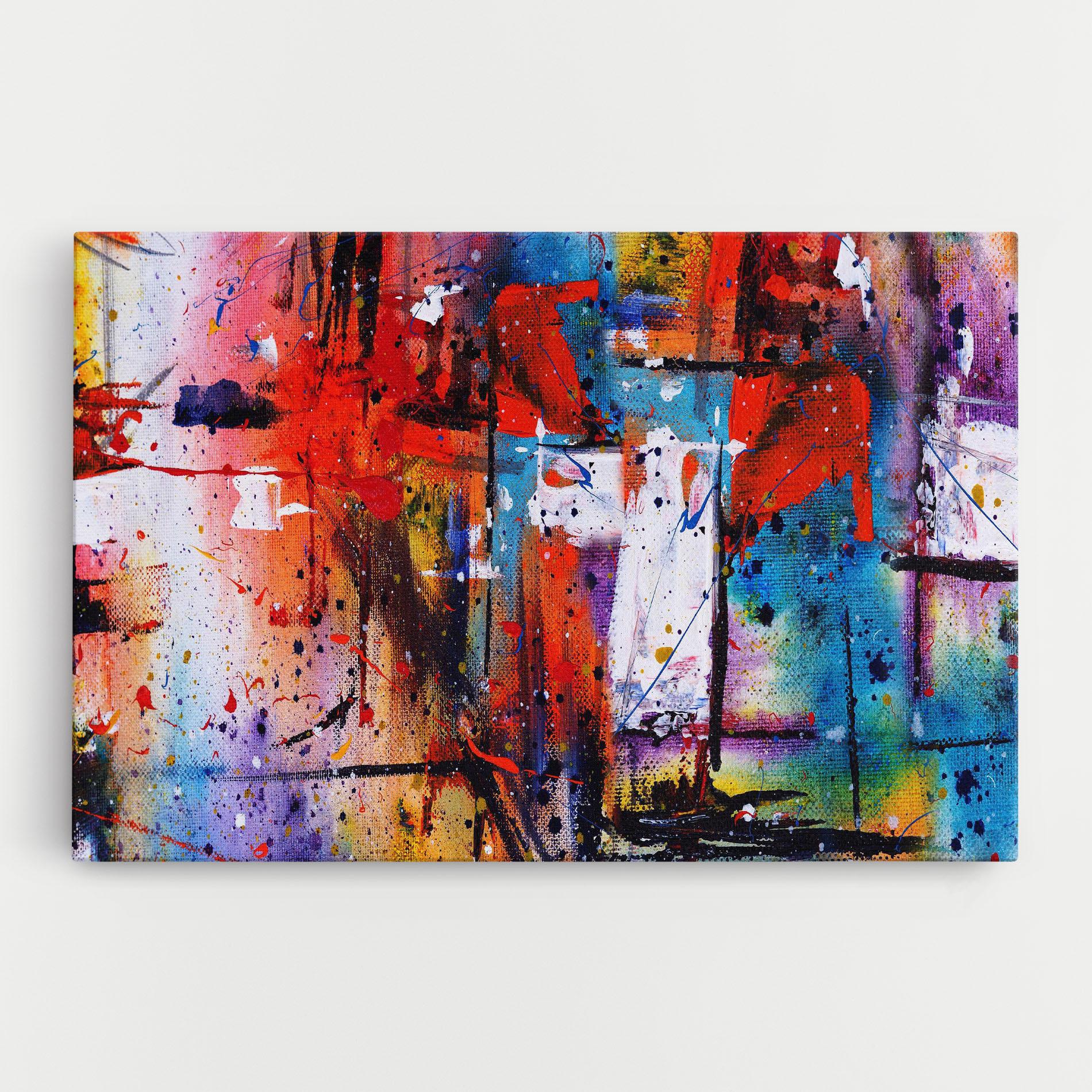 Tablou Canvas Hand Drawn Painting mockup 0