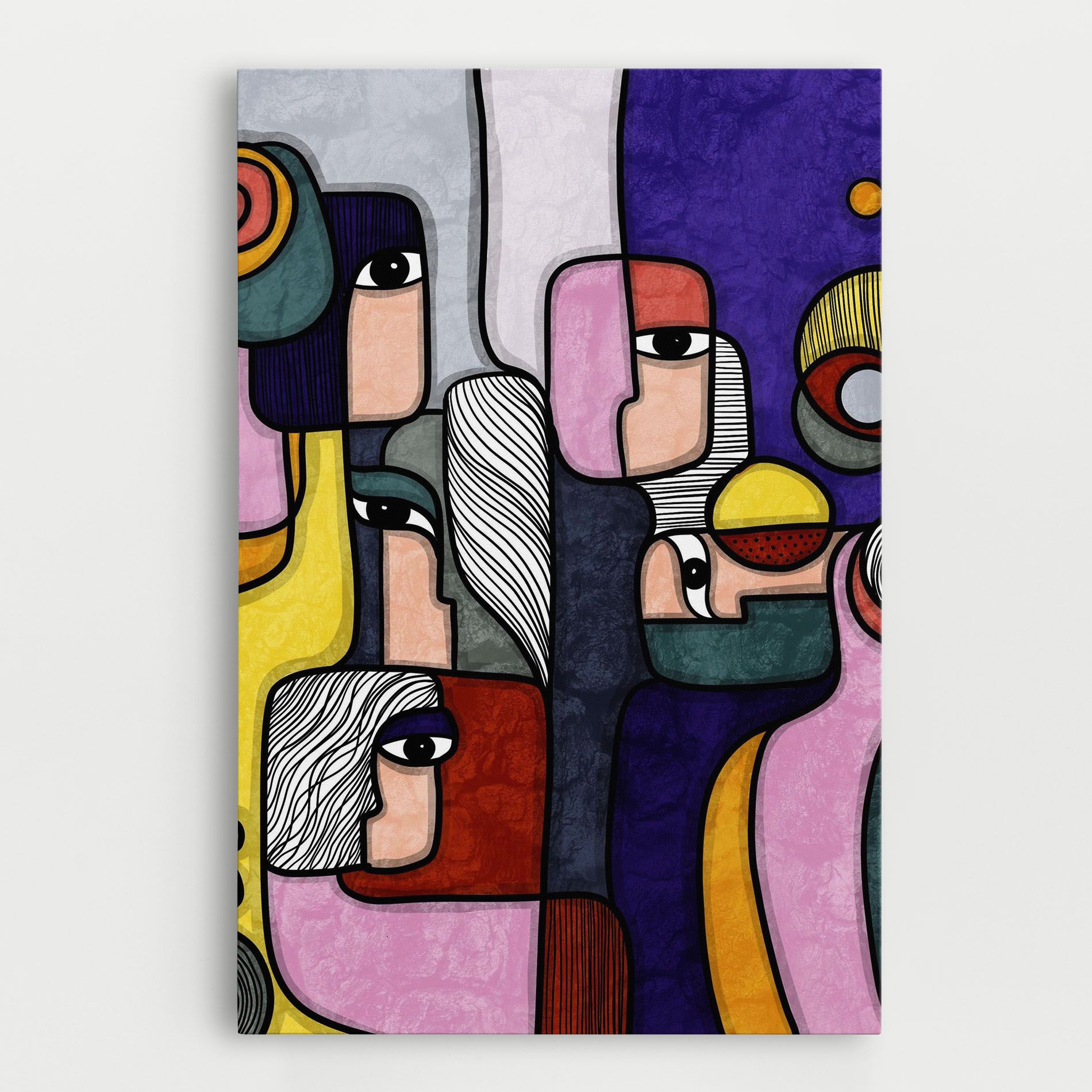 Abstract Looking Eyes mockup 0