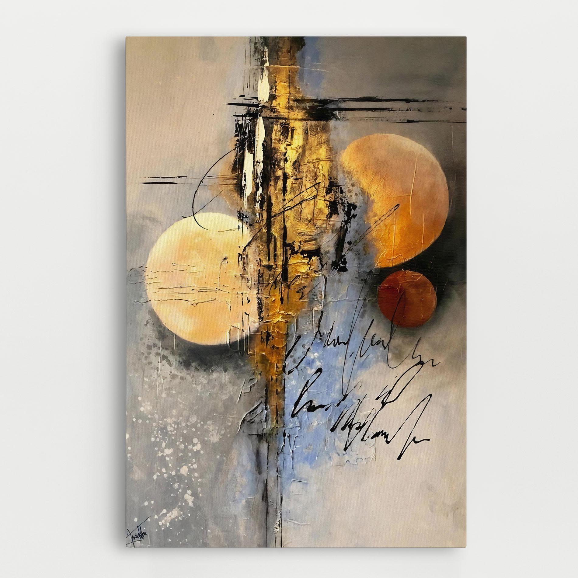 Tablou Canvas Abstract Moons mockup 0