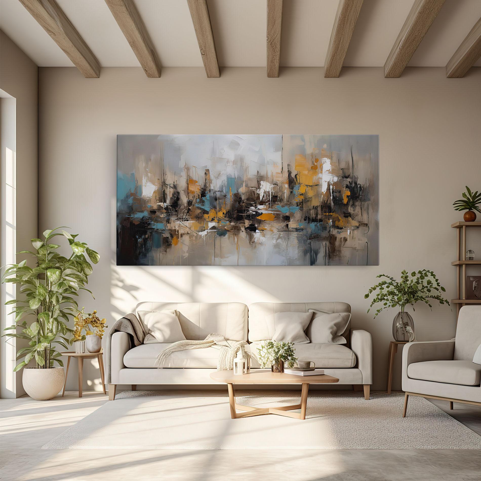 Tablou Canvas Abstract Los Angeles mockup 6