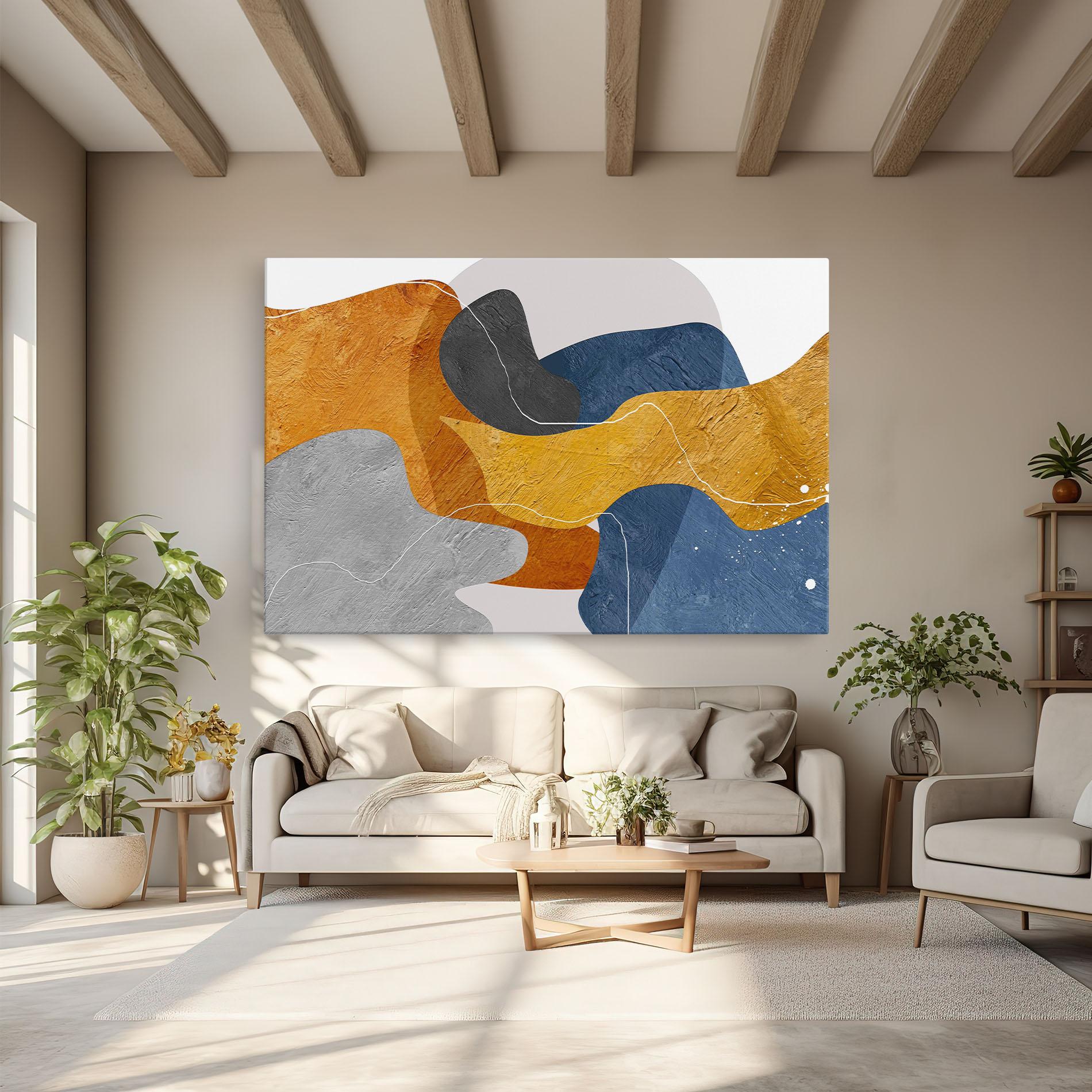 Tablou Canvas Abstract Color Mix mockup 6