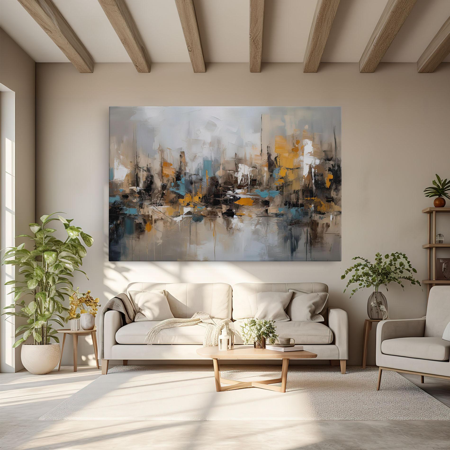 Tablou Canvas Abstract Los Angeles mockup 6