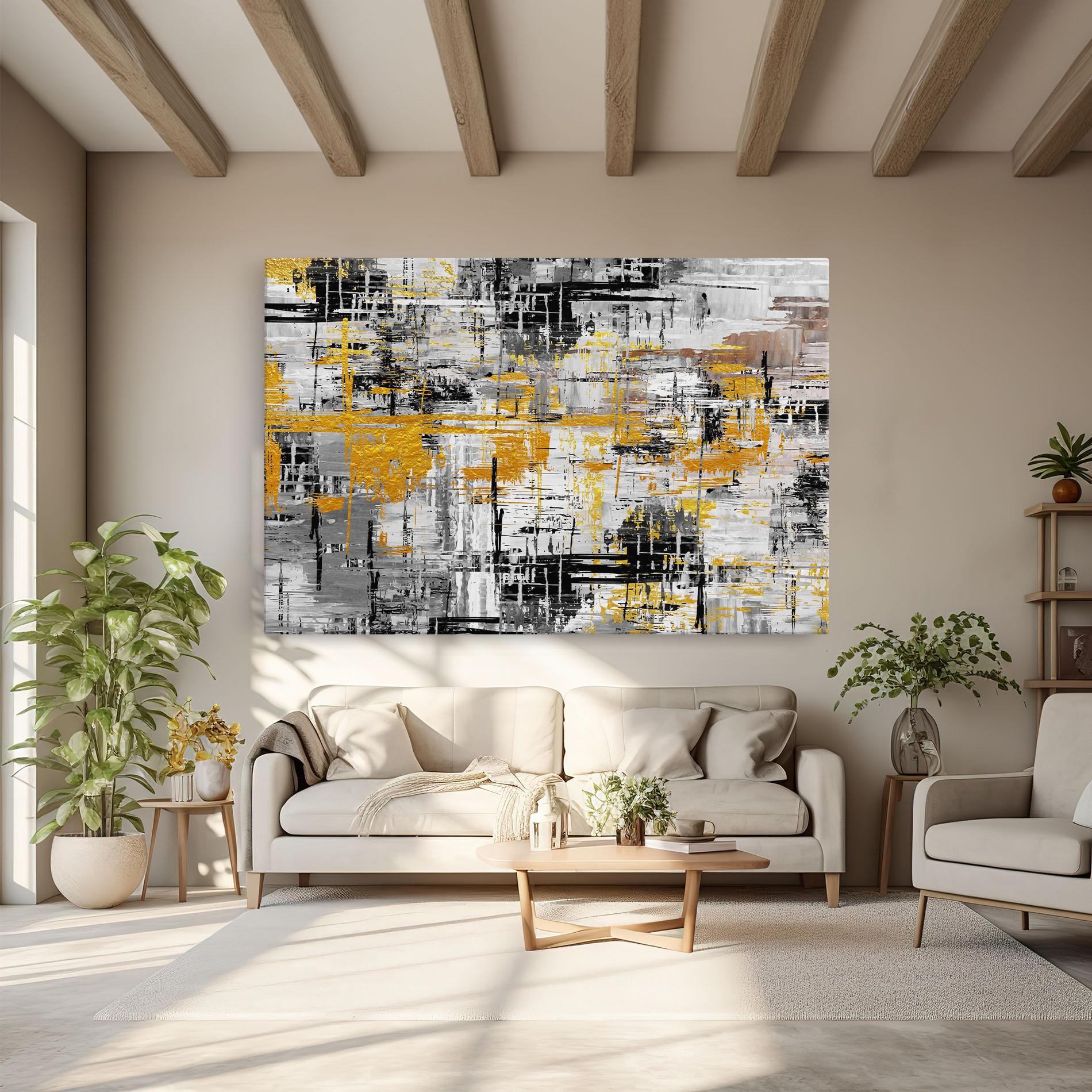 Tablou Canvas Abstract Mix Color mockup 6