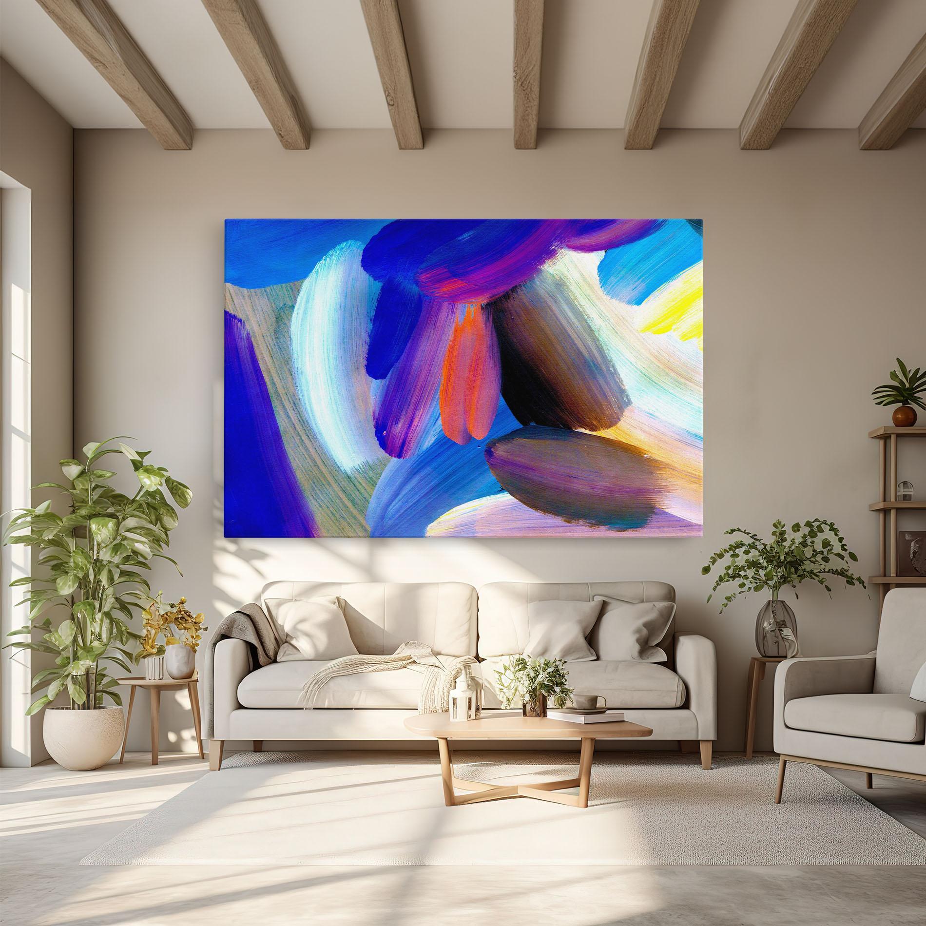 Tablou Canvas Colorful Abstract mockup 6