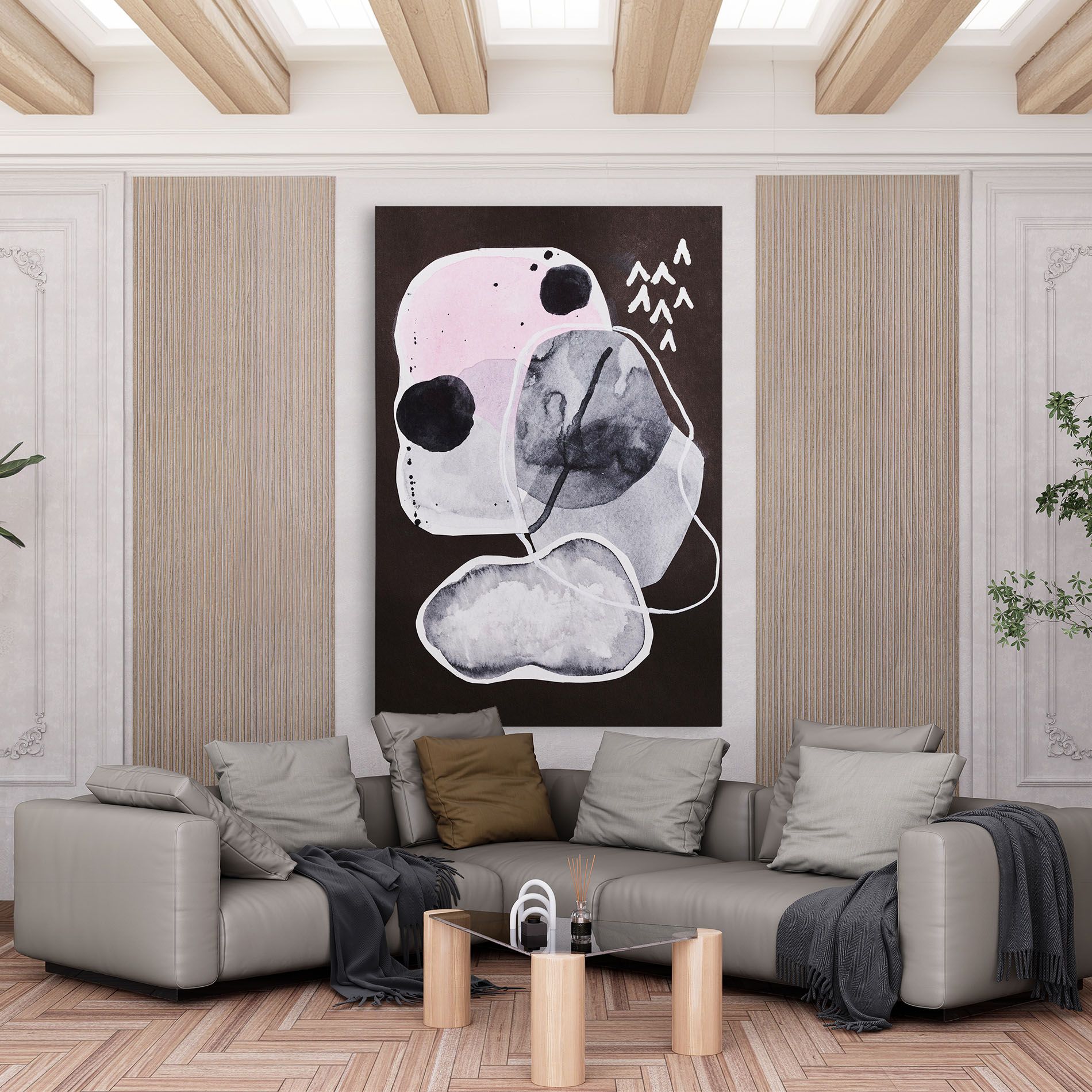 Abstract Collage mockup 6