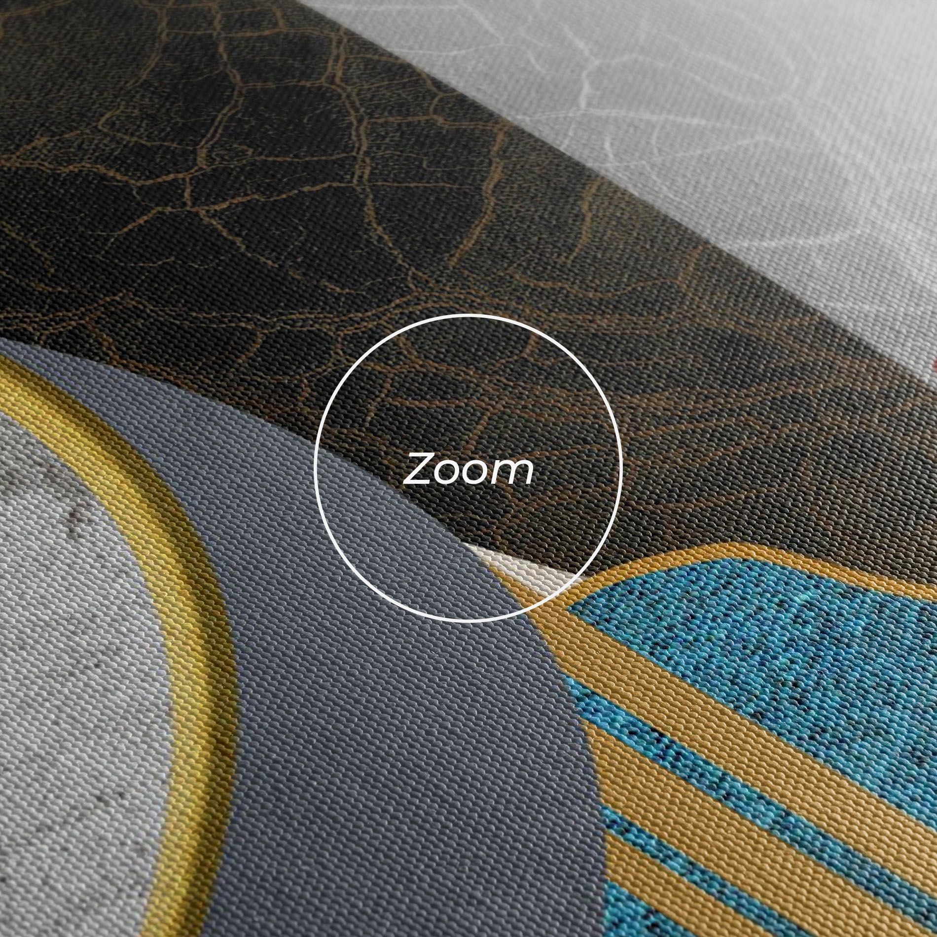 Abstract Blue Face mockup 3