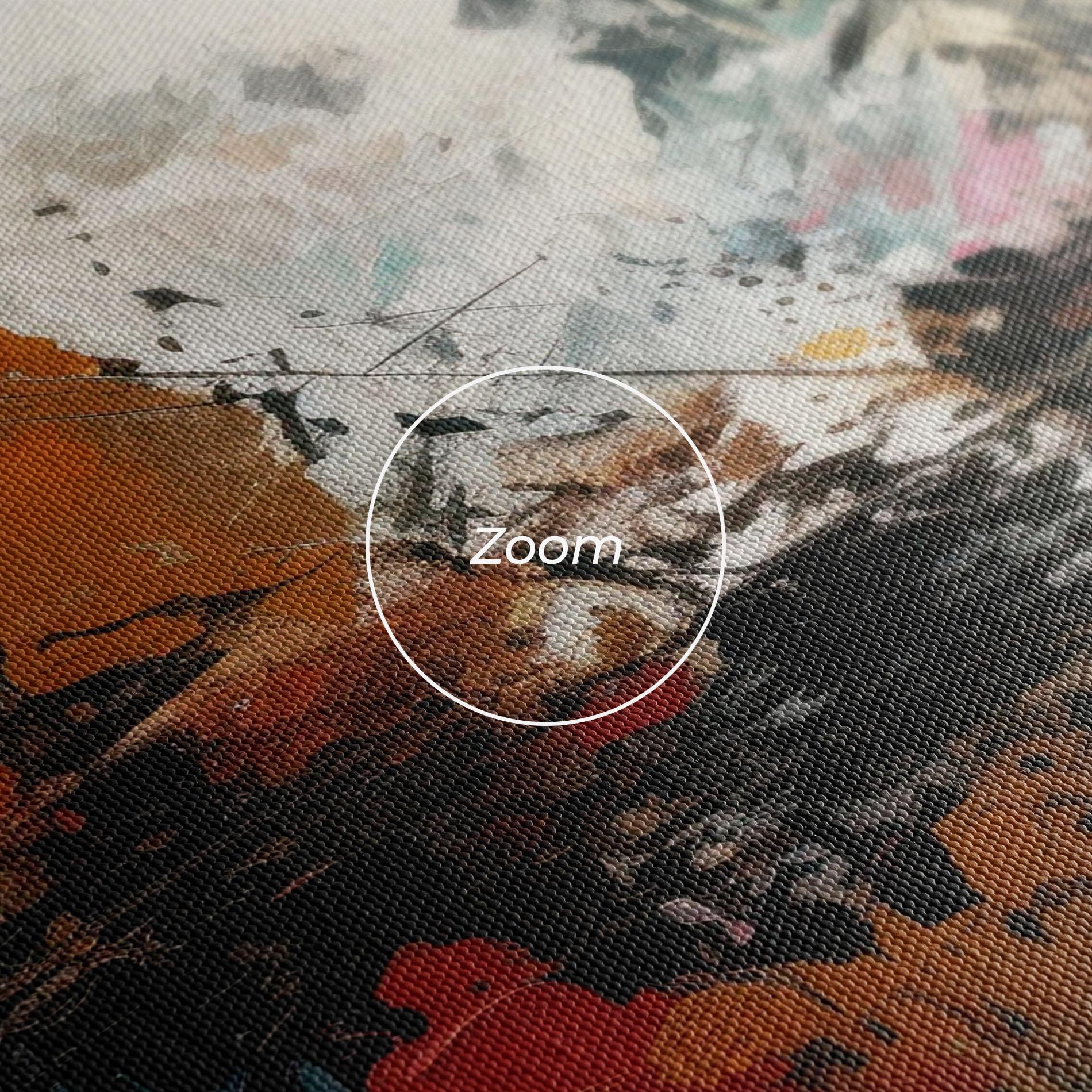 Tablou Canvas Abstract City Painting mockup 3