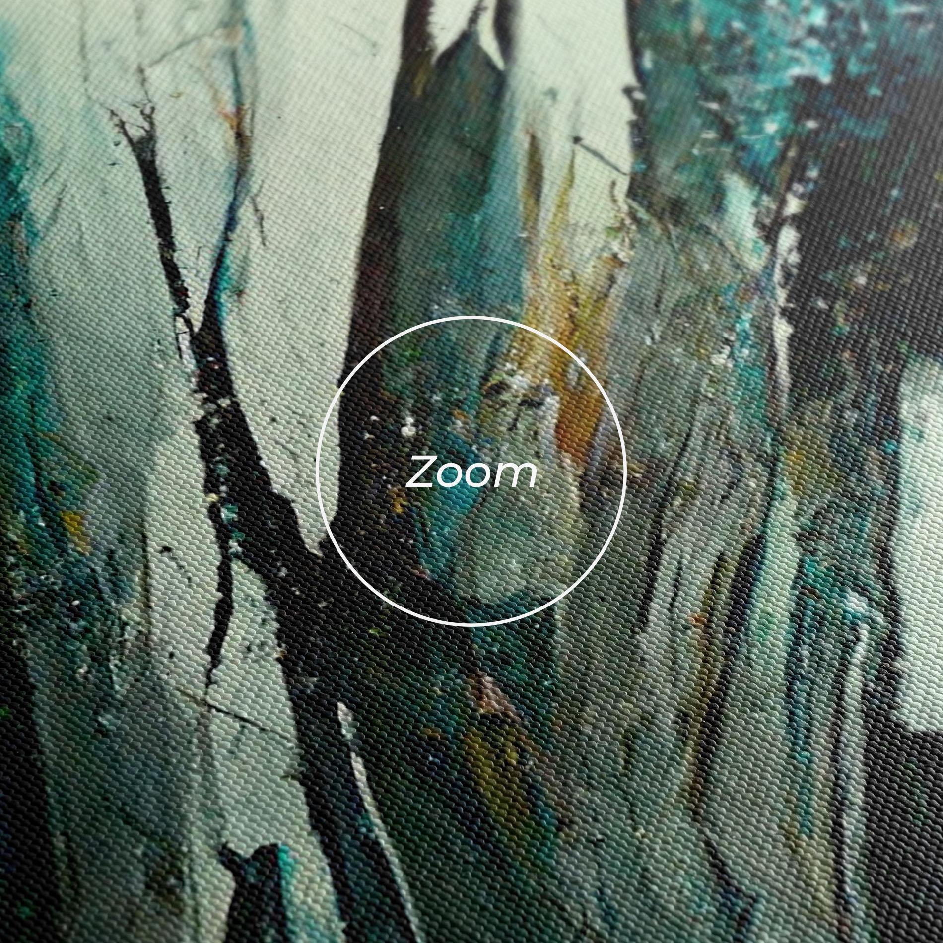 Tablou Canvas Abstract Green Artwork mockup 3