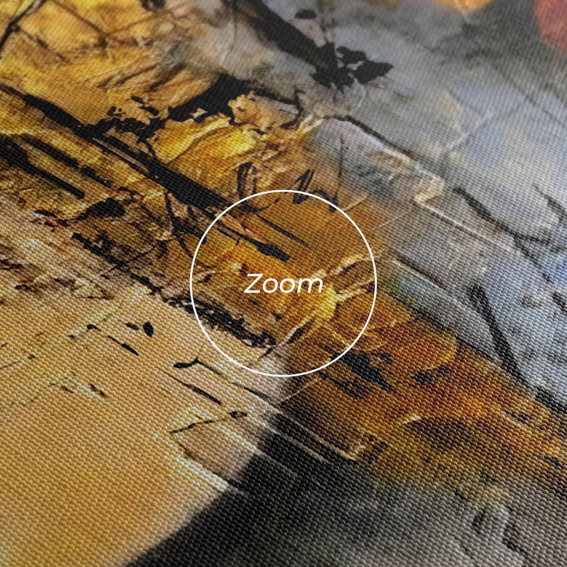 Tablou Canvas Abstract Moons mockup 3