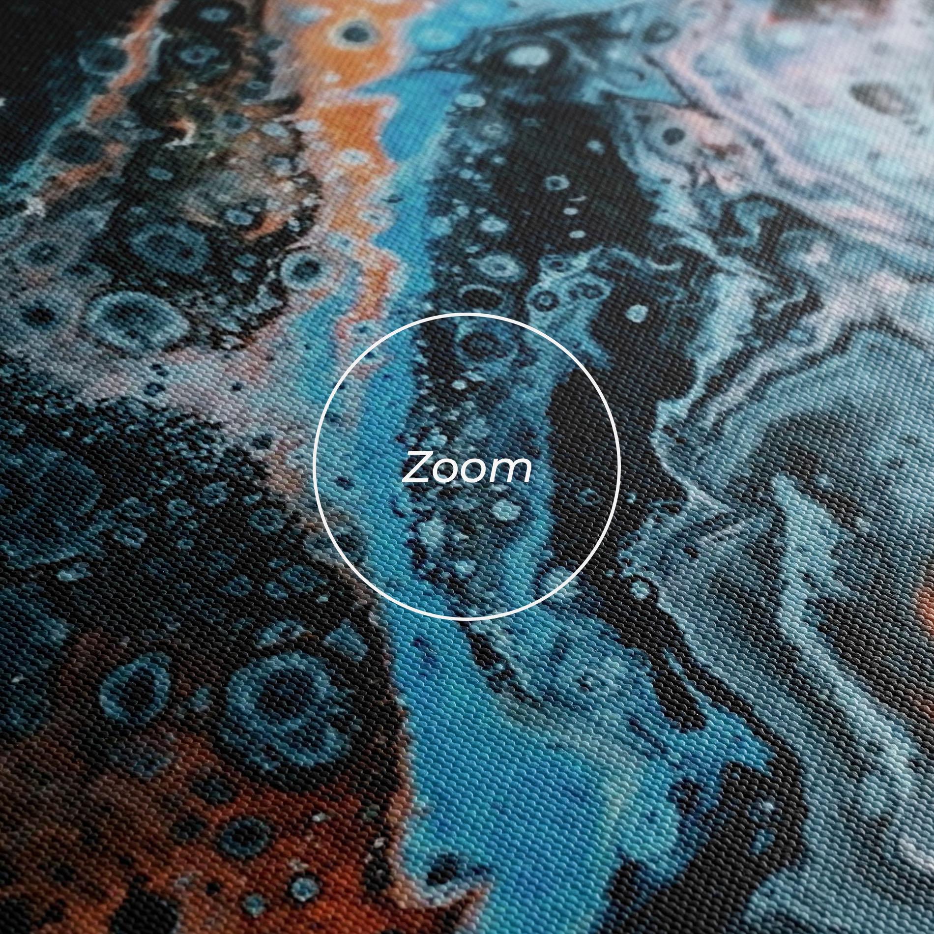 Tablou Canvas Abstract Turqoise Colors mockup 3